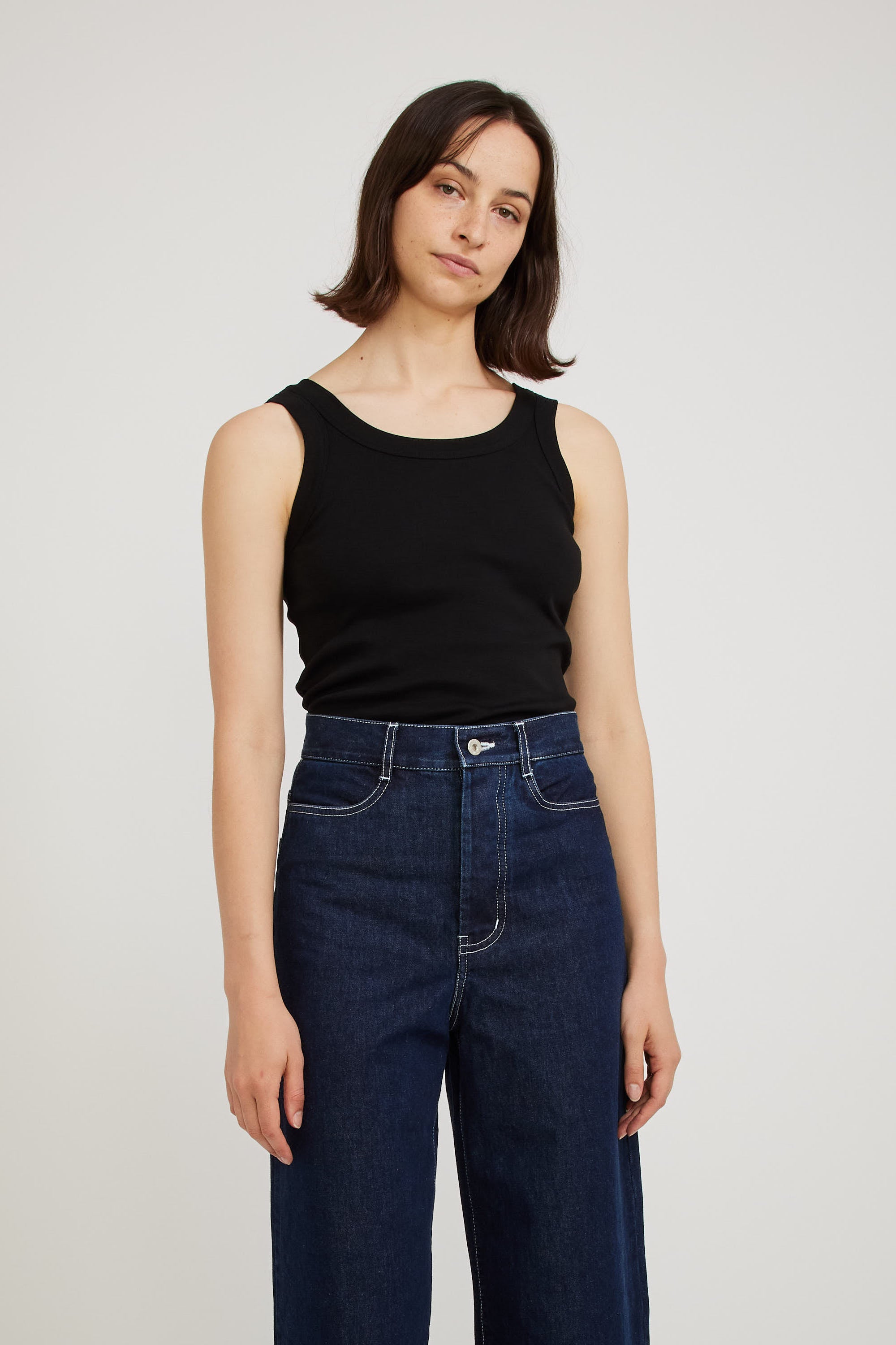 Kowtow | Everyday Singlet Black | Maplestore