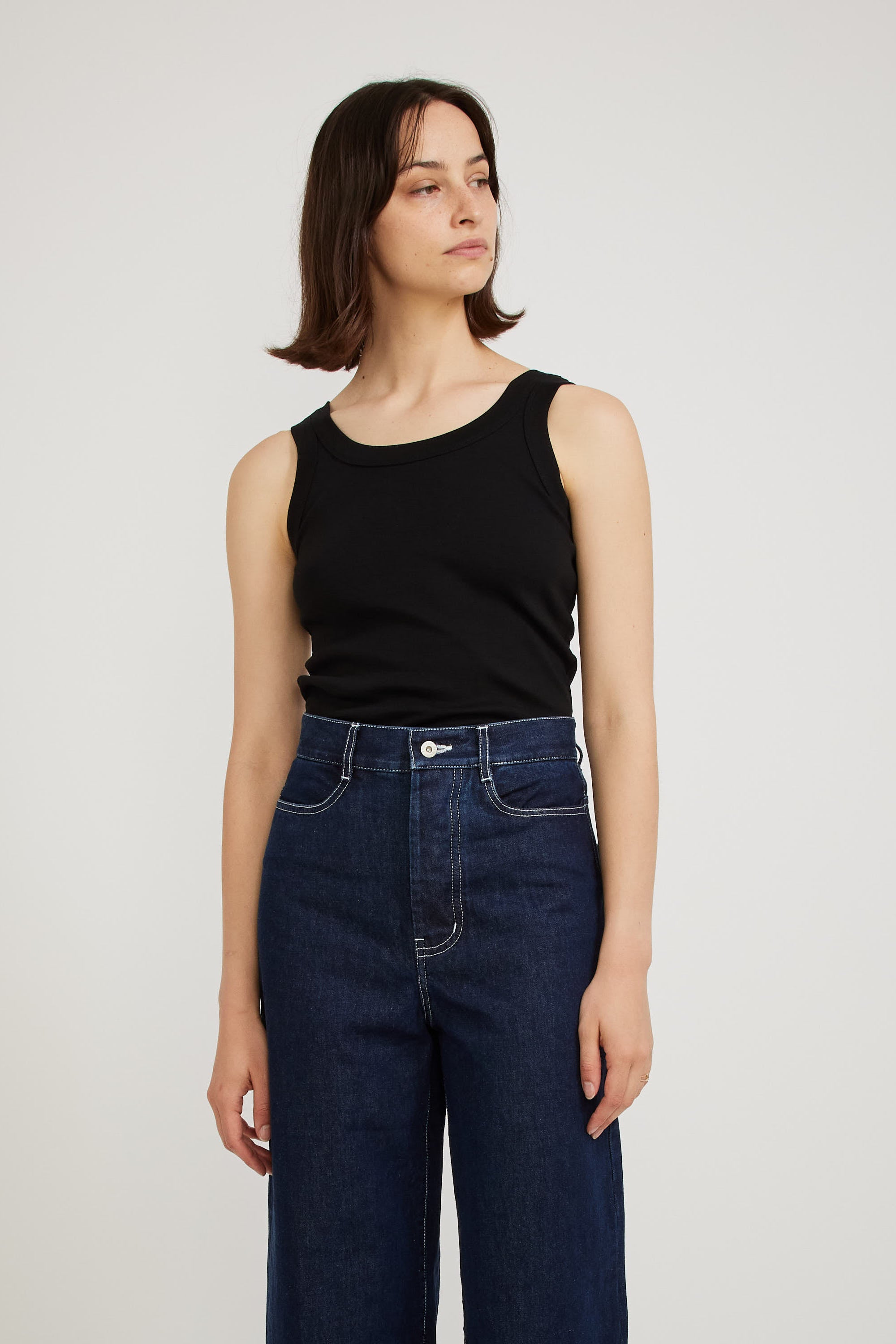 Kowtow | Everyday Singlet Black | Maplestore