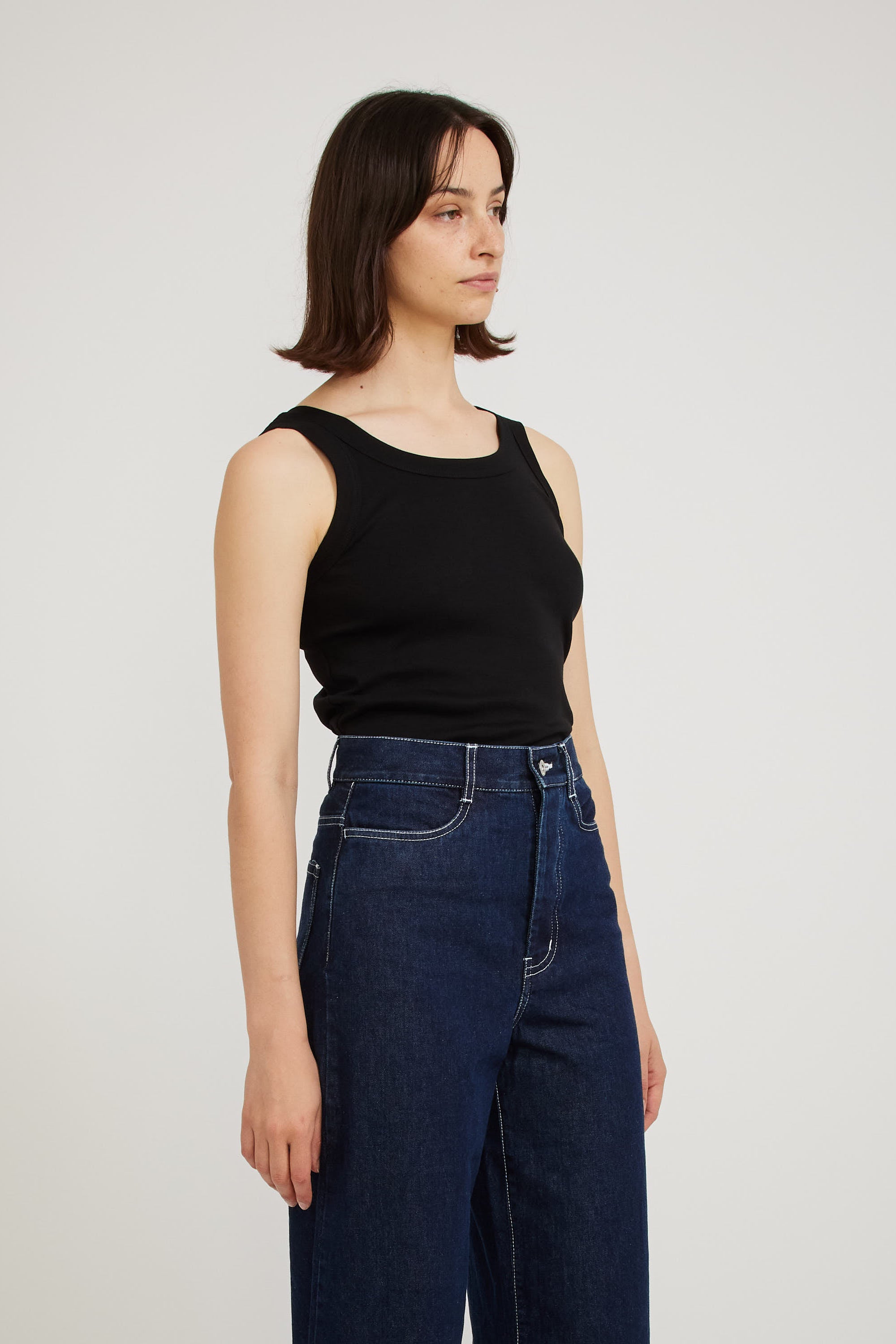 Kowtow | Everyday Singlet Black | Maplestore