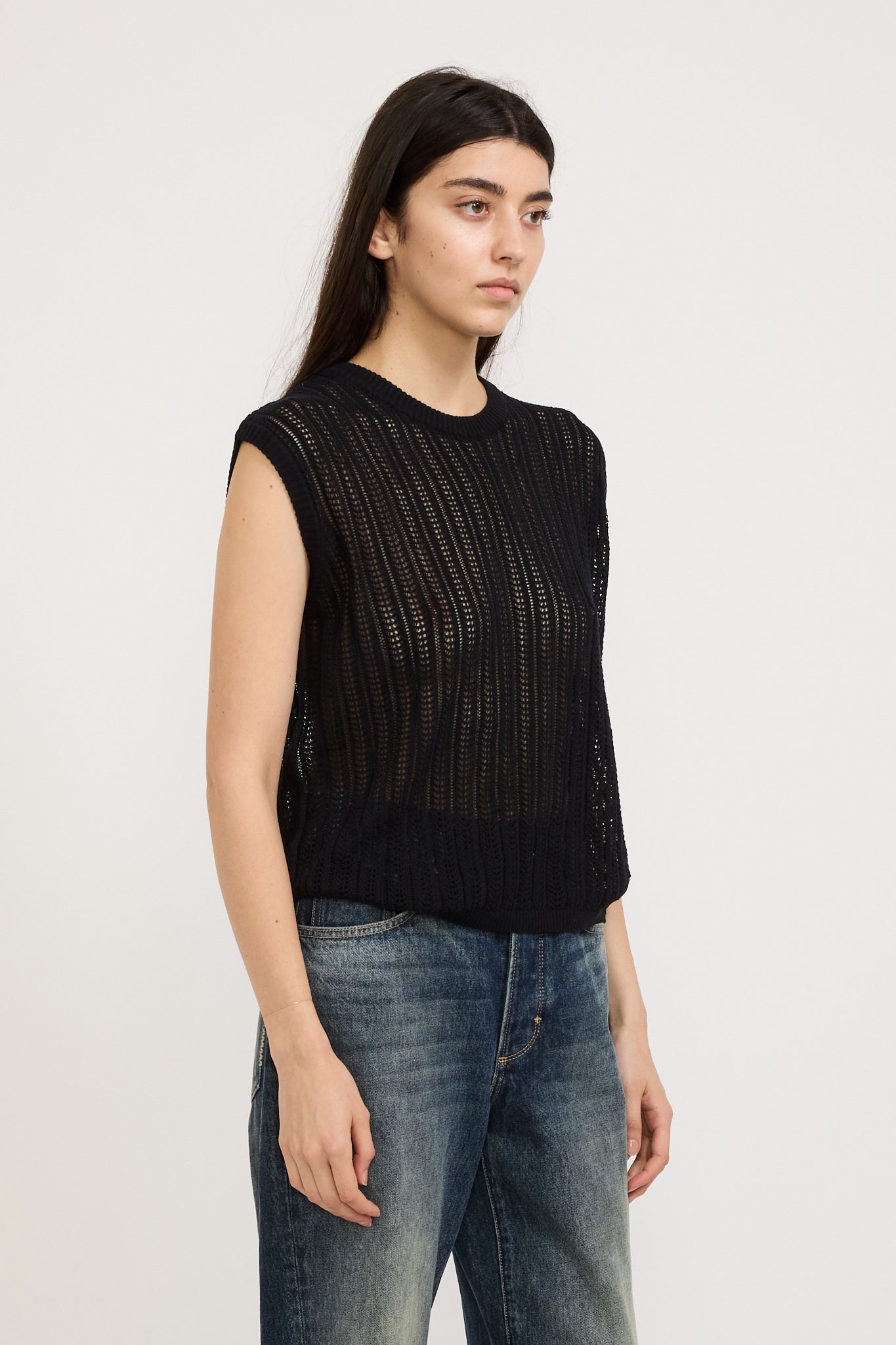 Kowtow | Komorebi Singlet Black | Maplestore