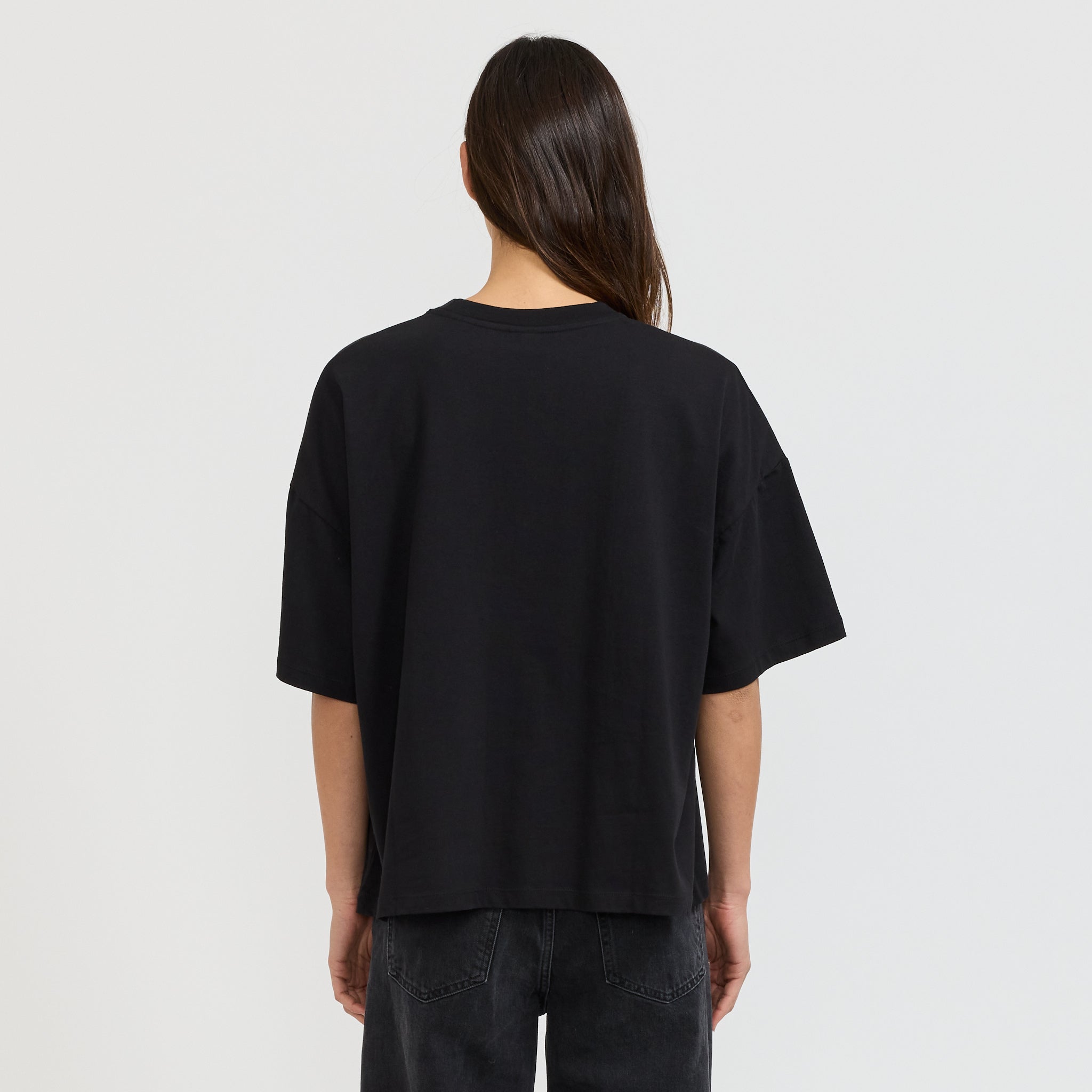 Oversized Boxy Tee Black