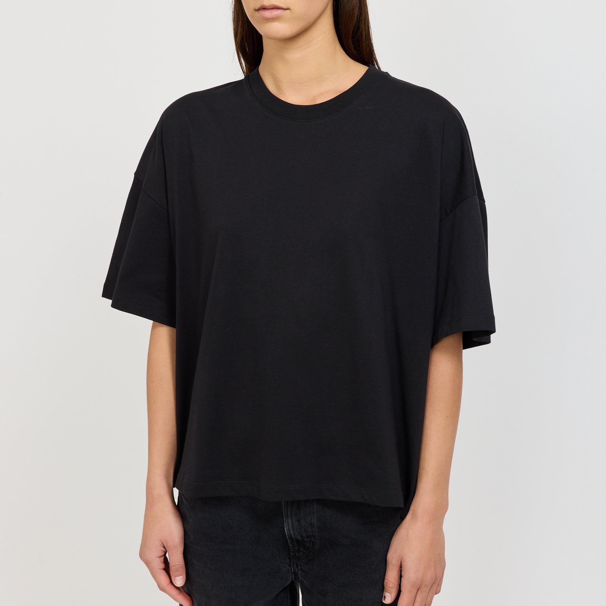 Oversized Boxy Tee Black