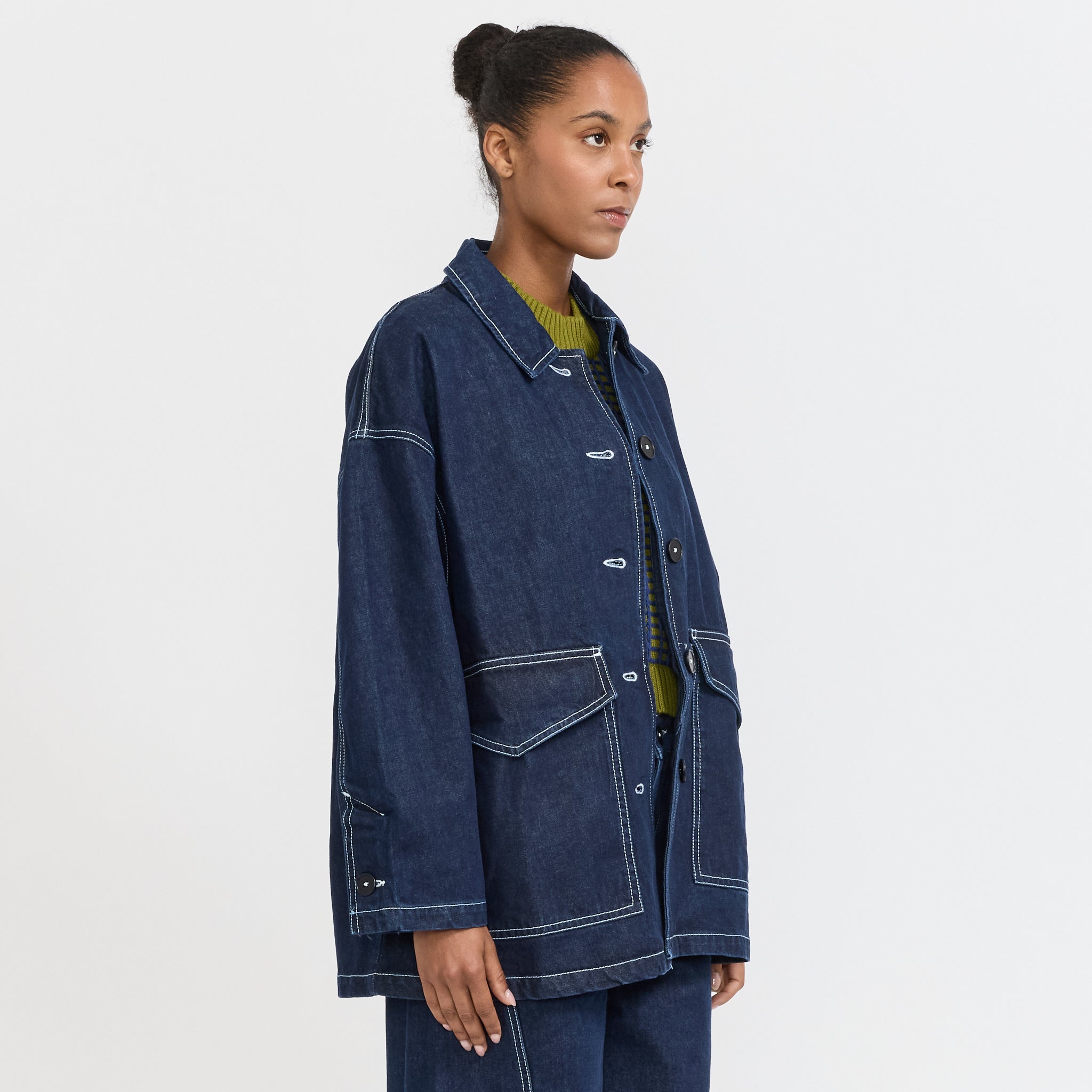 Kowtow | Portrait Jacket Indigo Denim | Maplestore