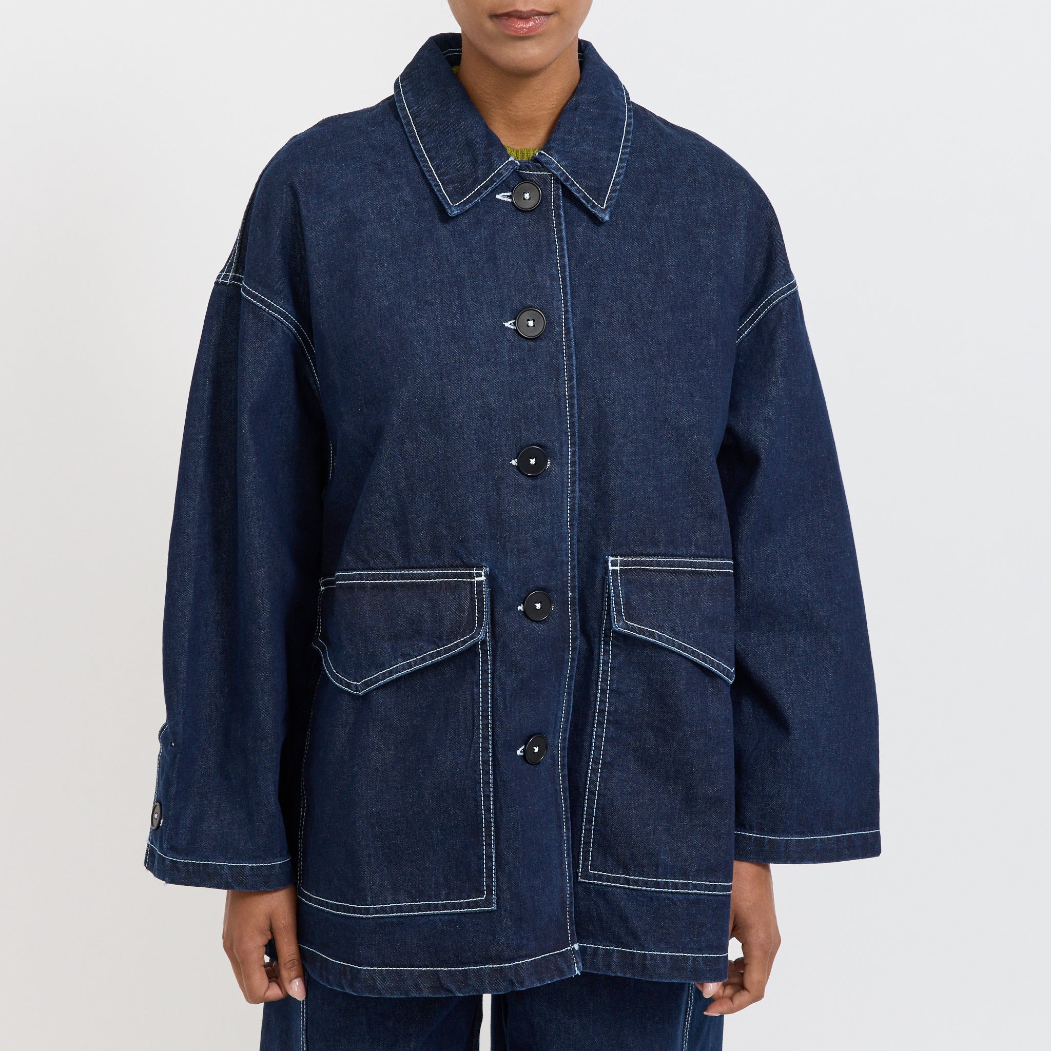 Kowtow | Portrait Jacket Indigo Denim | Maplestore