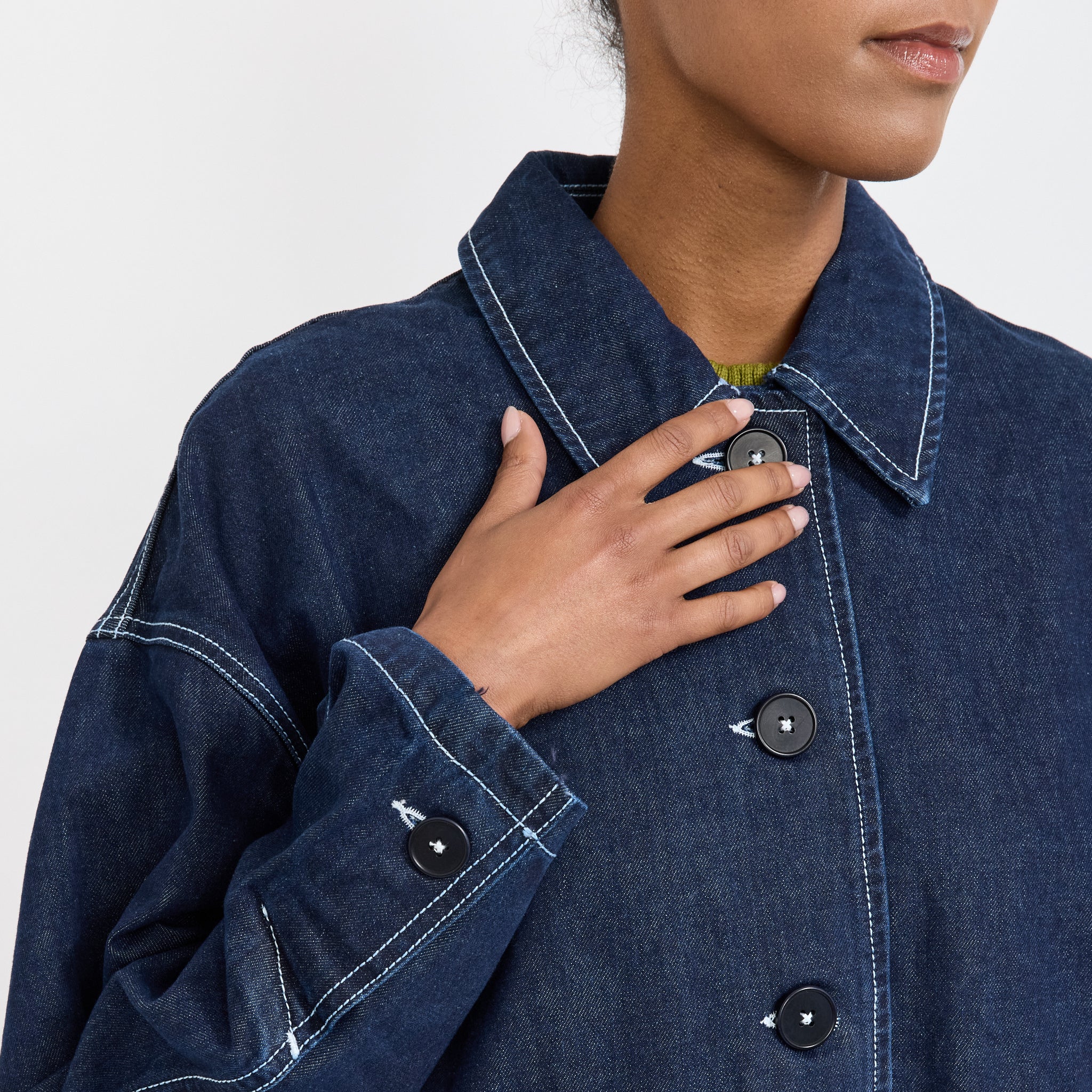Kowtow | Portrait Jacket Indigo Denim | Maplestore