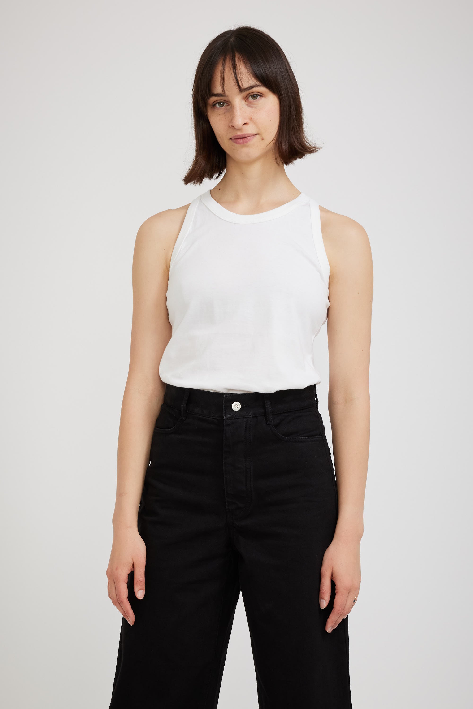 Kowtow | Racer Back Singlet White | Maplestore