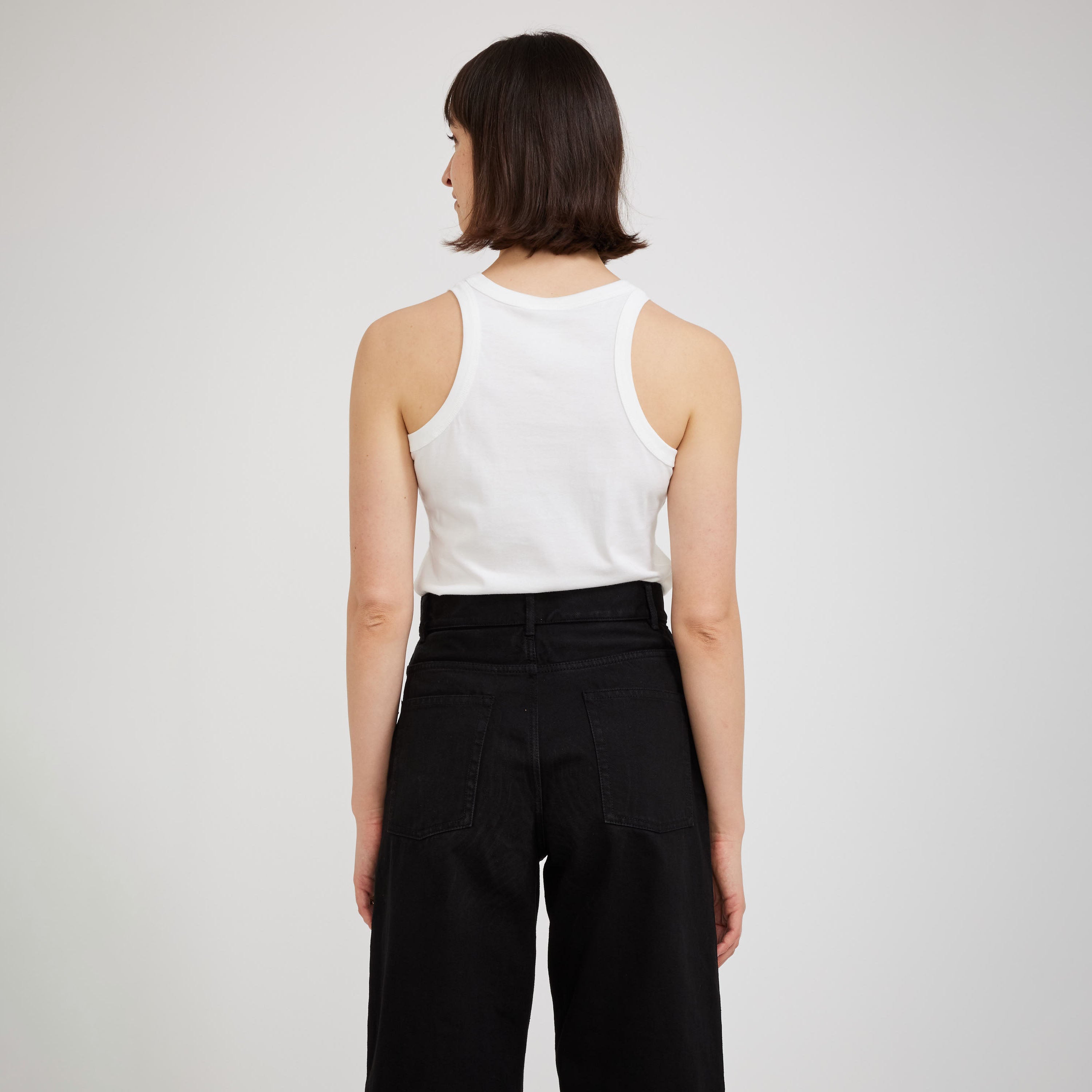 Kowtow | Racer Back Singlet White | Maplestore