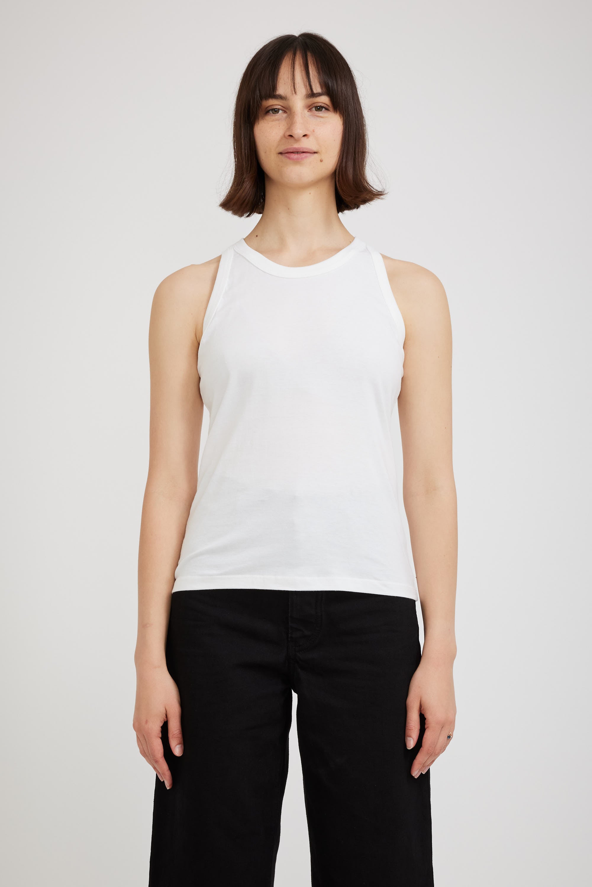 Kowtow | Racer Back Singlet White | Maplestore