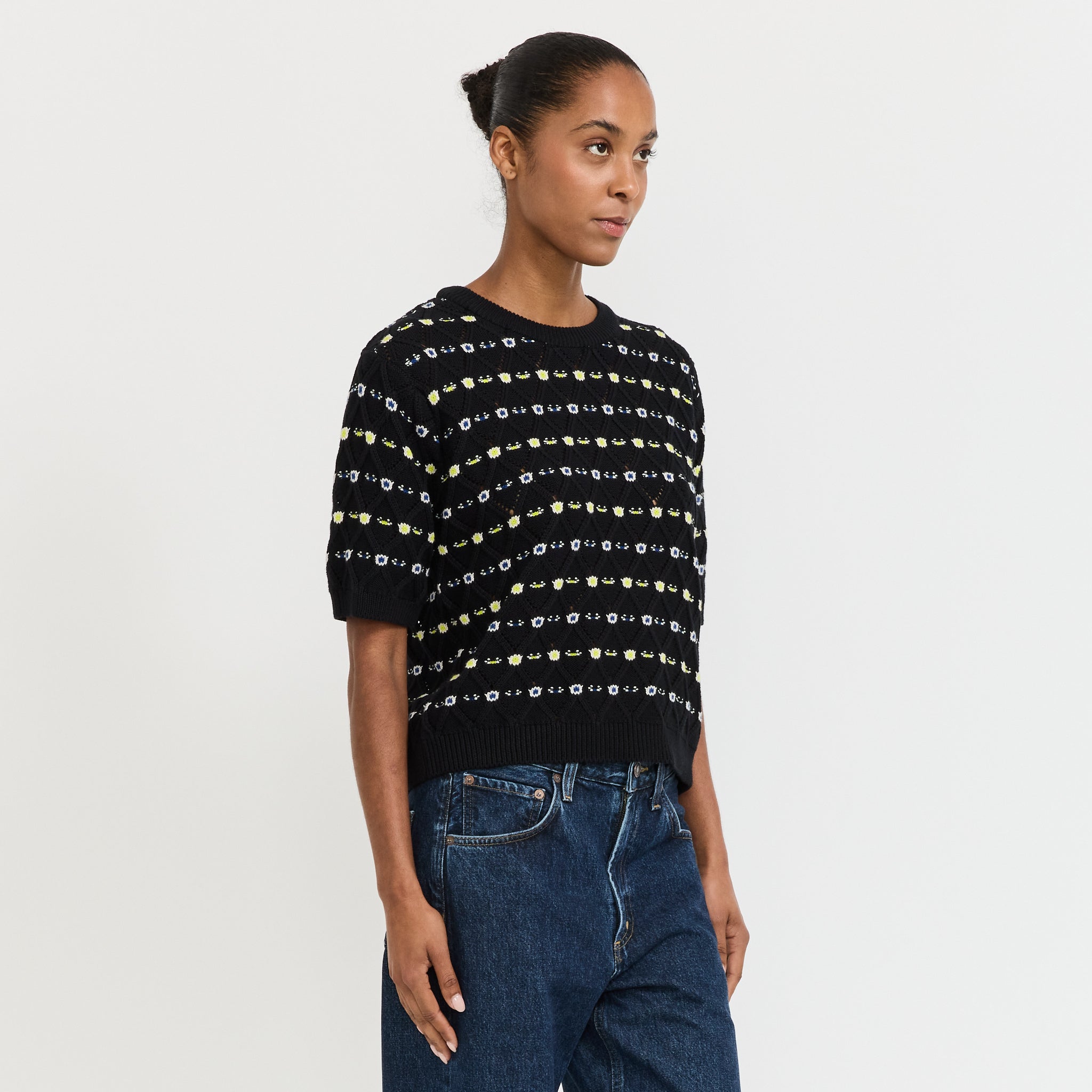 Rhode Top Daisy Jacquard