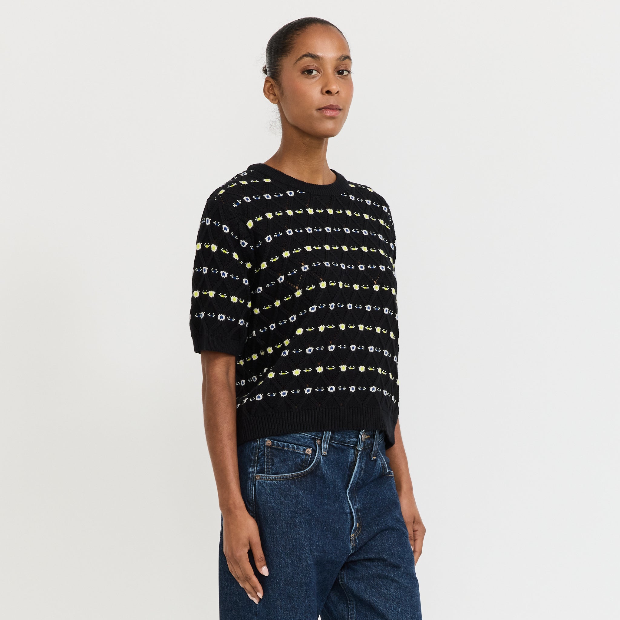 Rhode Top Daisy Jacquard