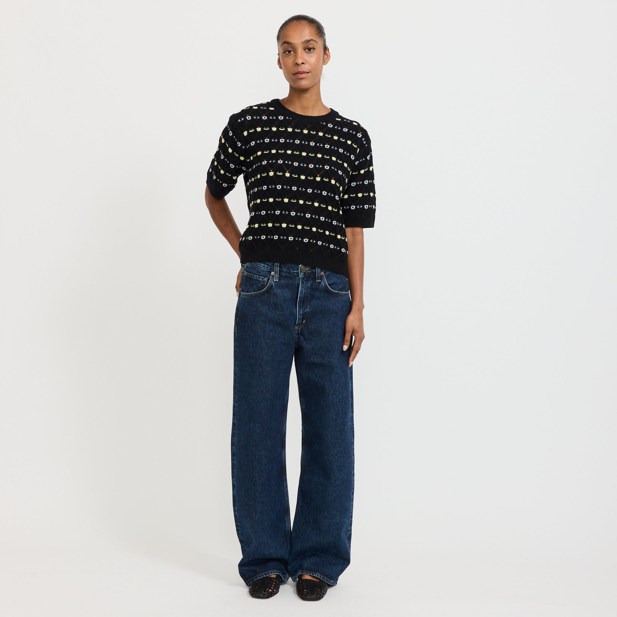 Rhode Top Daisy Jacquard