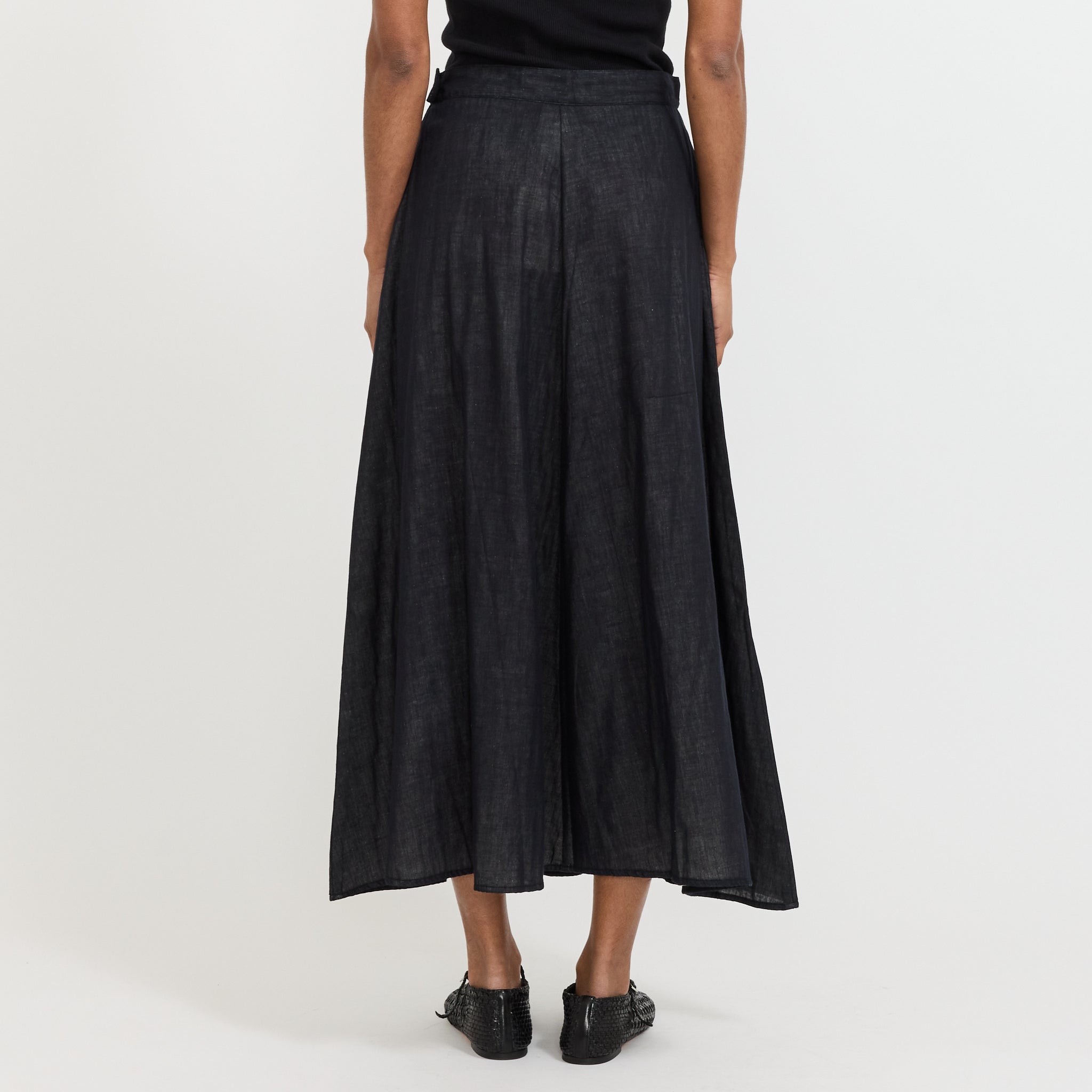 Rotation Skirt Black Ecru