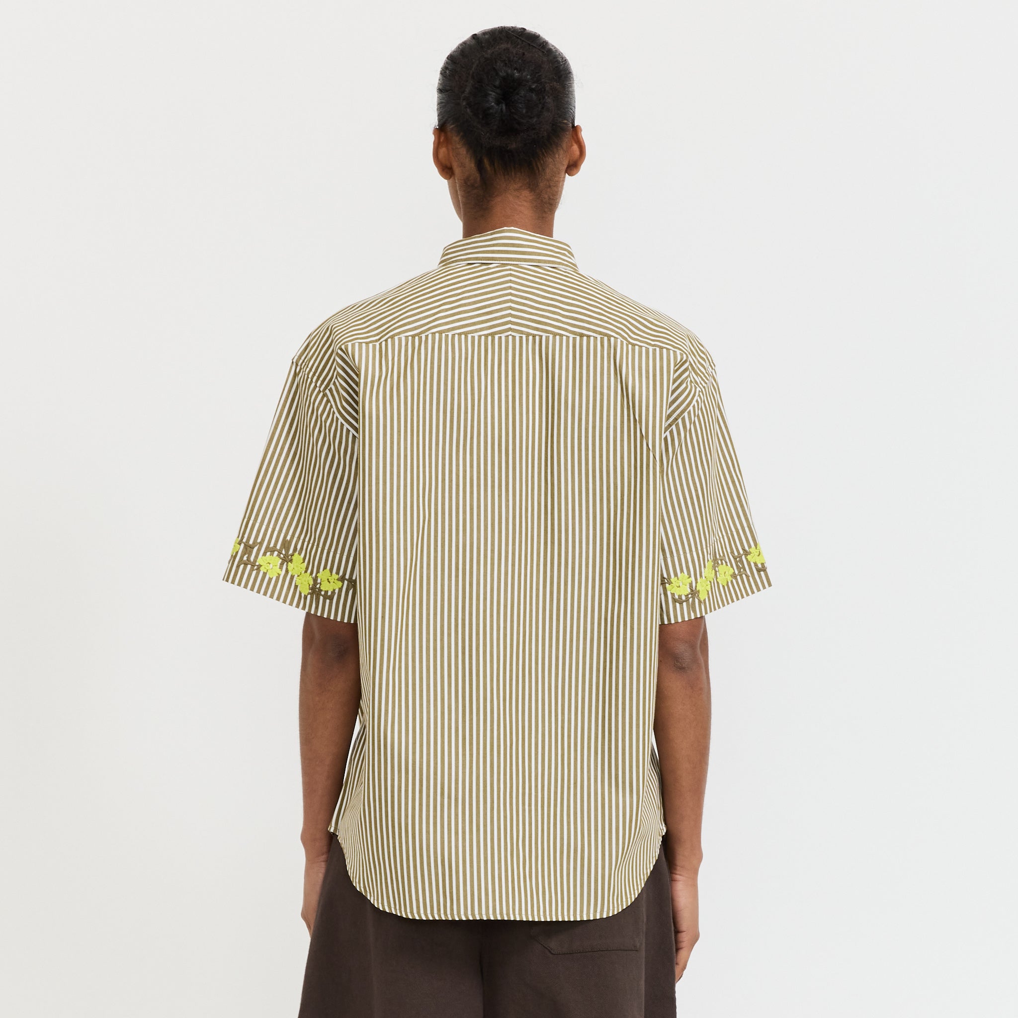 Wildflower Shirt Treetop Stripe