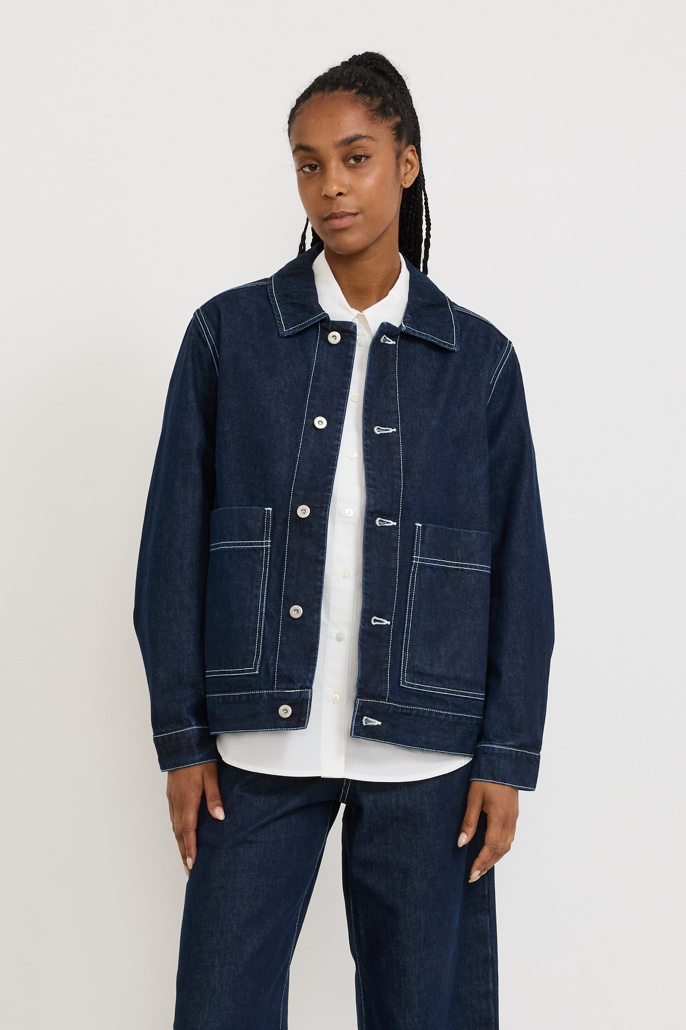 Worker Jacket Indigo Denim