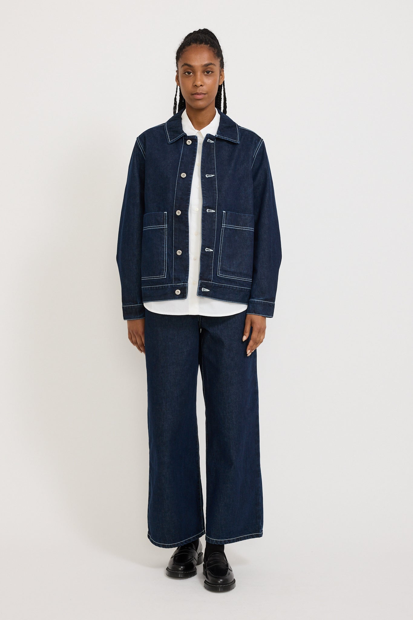 Worker Jacket Indigo Denim