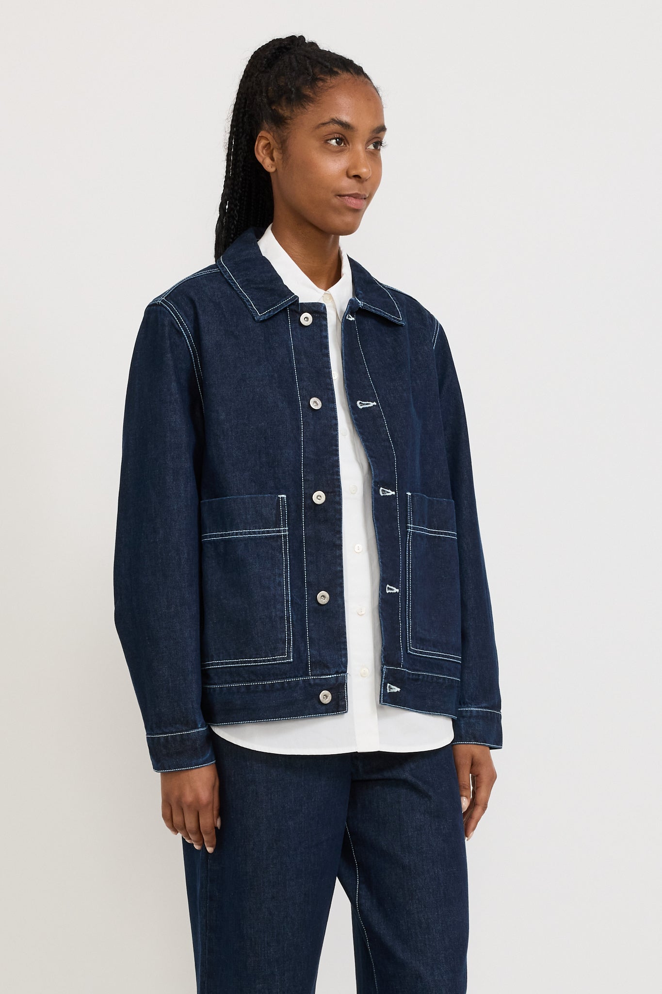 Worker Jacket Indigo Denim