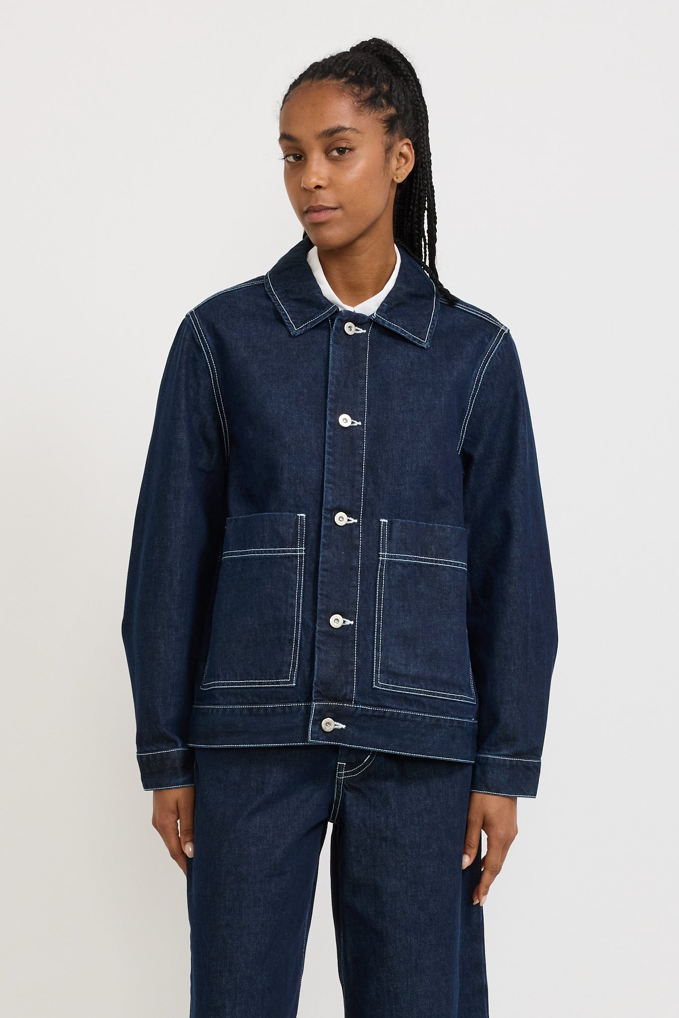 Worker Jacket Indigo Denim