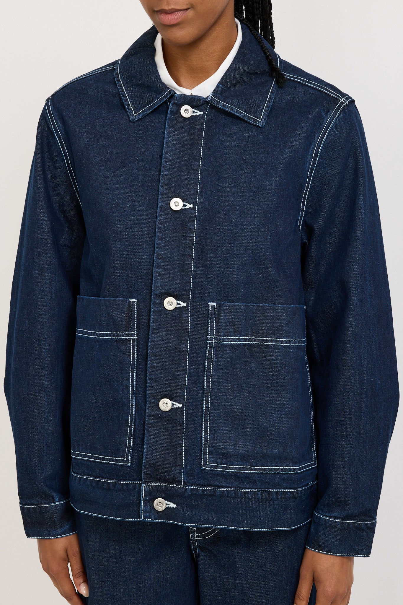 Worker Jacket Indigo Denim