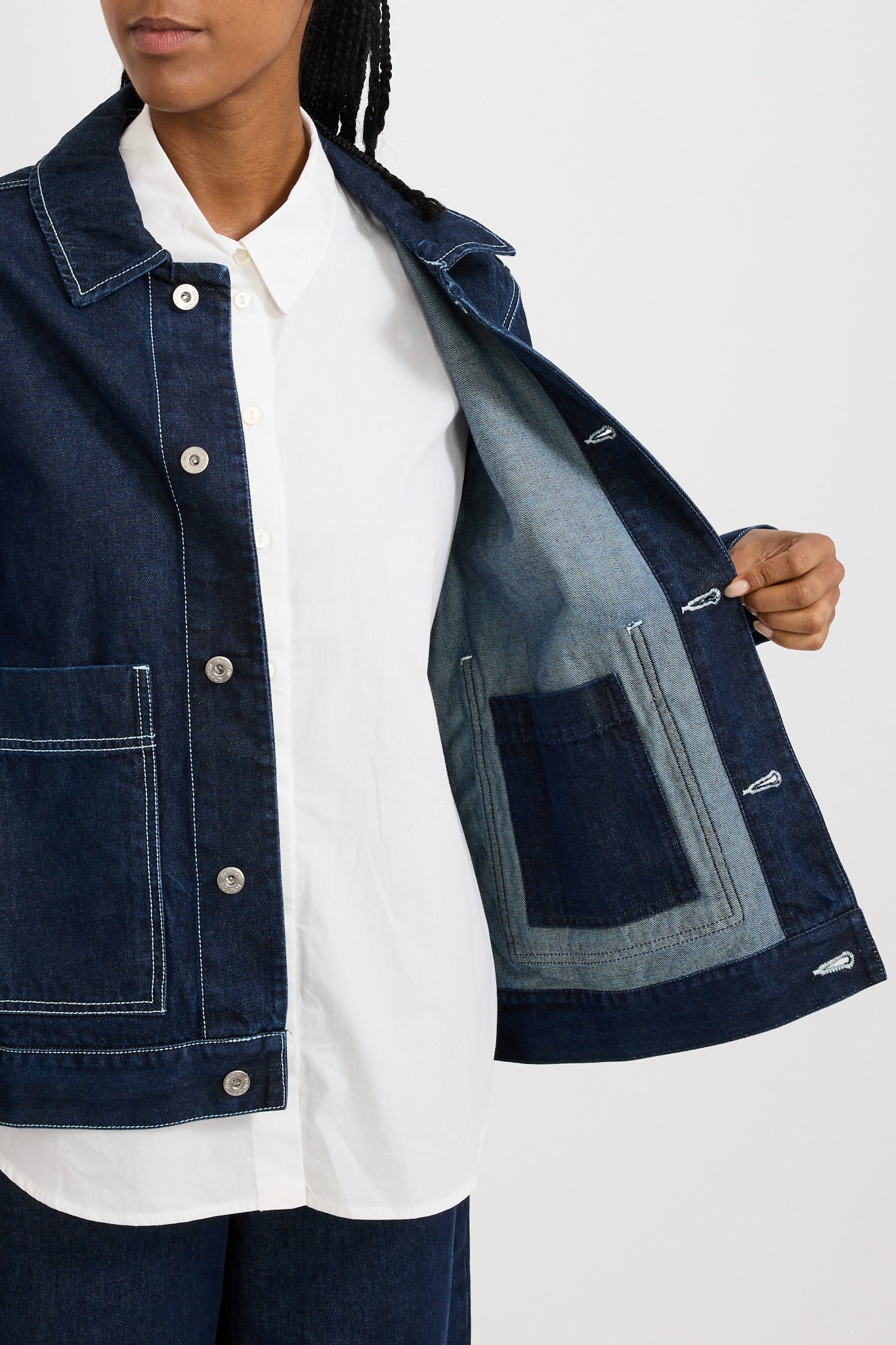 Worker Jacket Indigo Denim