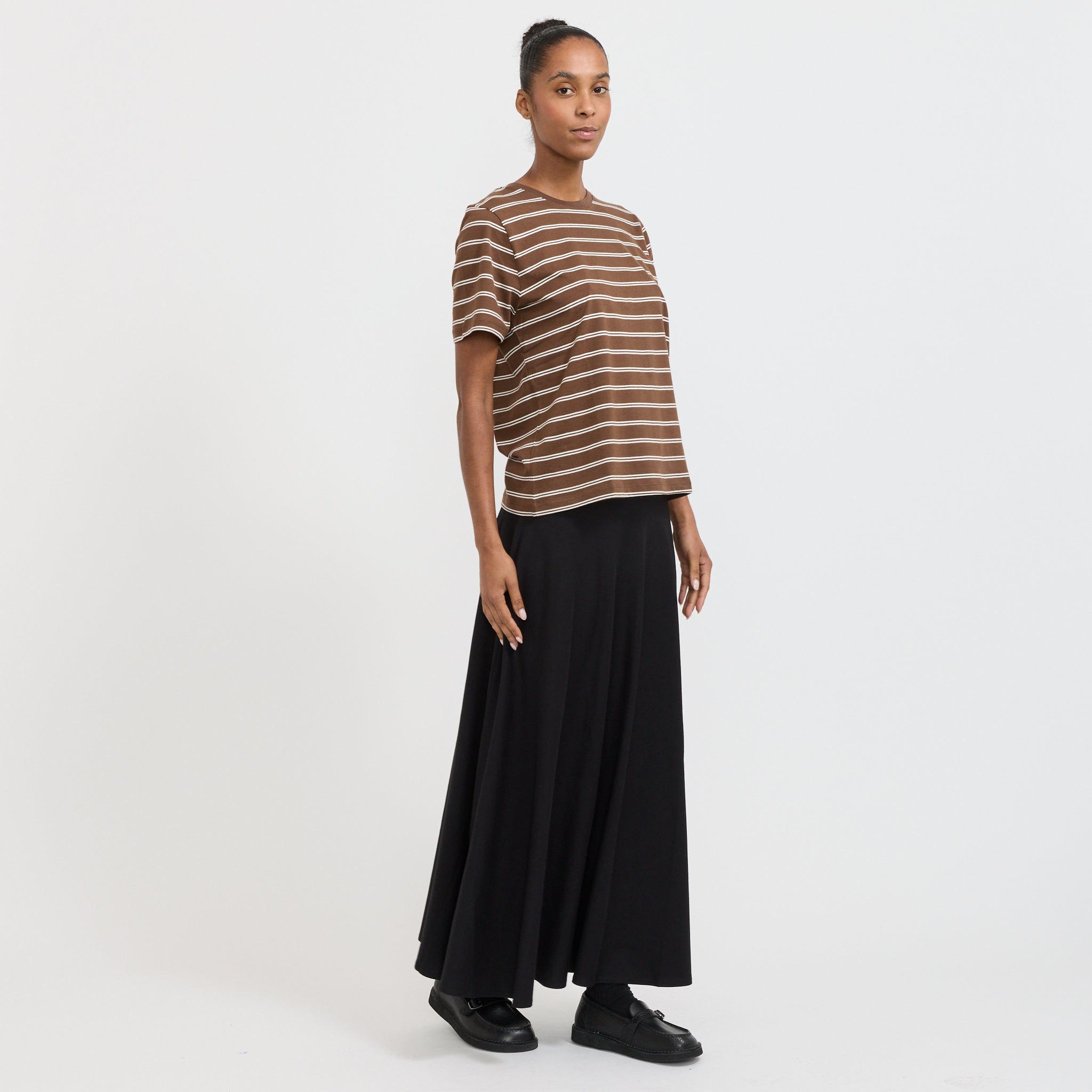 Kowtow | Classic Tee Brown Stripe | Maplestore