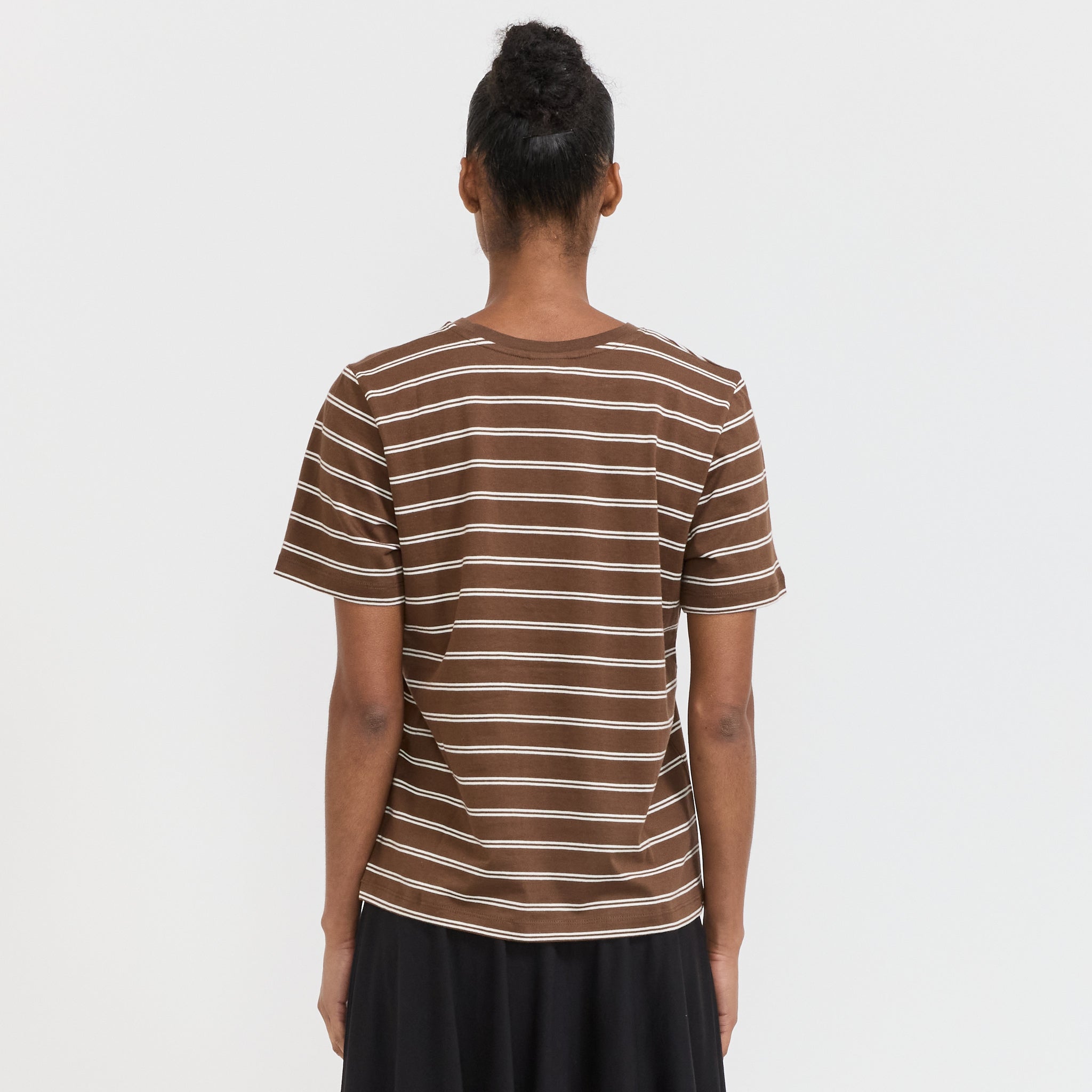 Kowtow | Classic Tee Brown Stripe | Maplestore