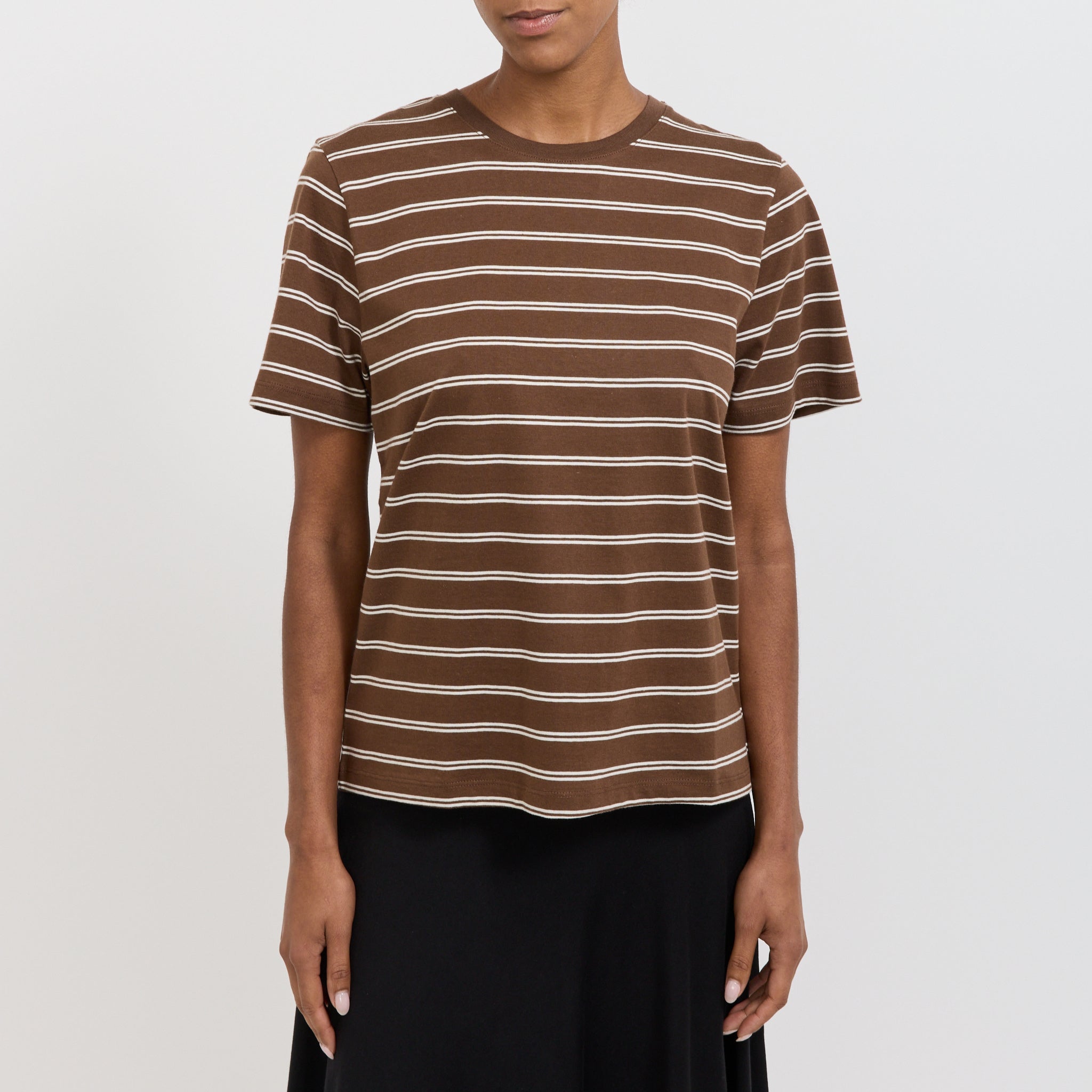 Kowtow | Classic Tee Brown Stripe | Maplestore