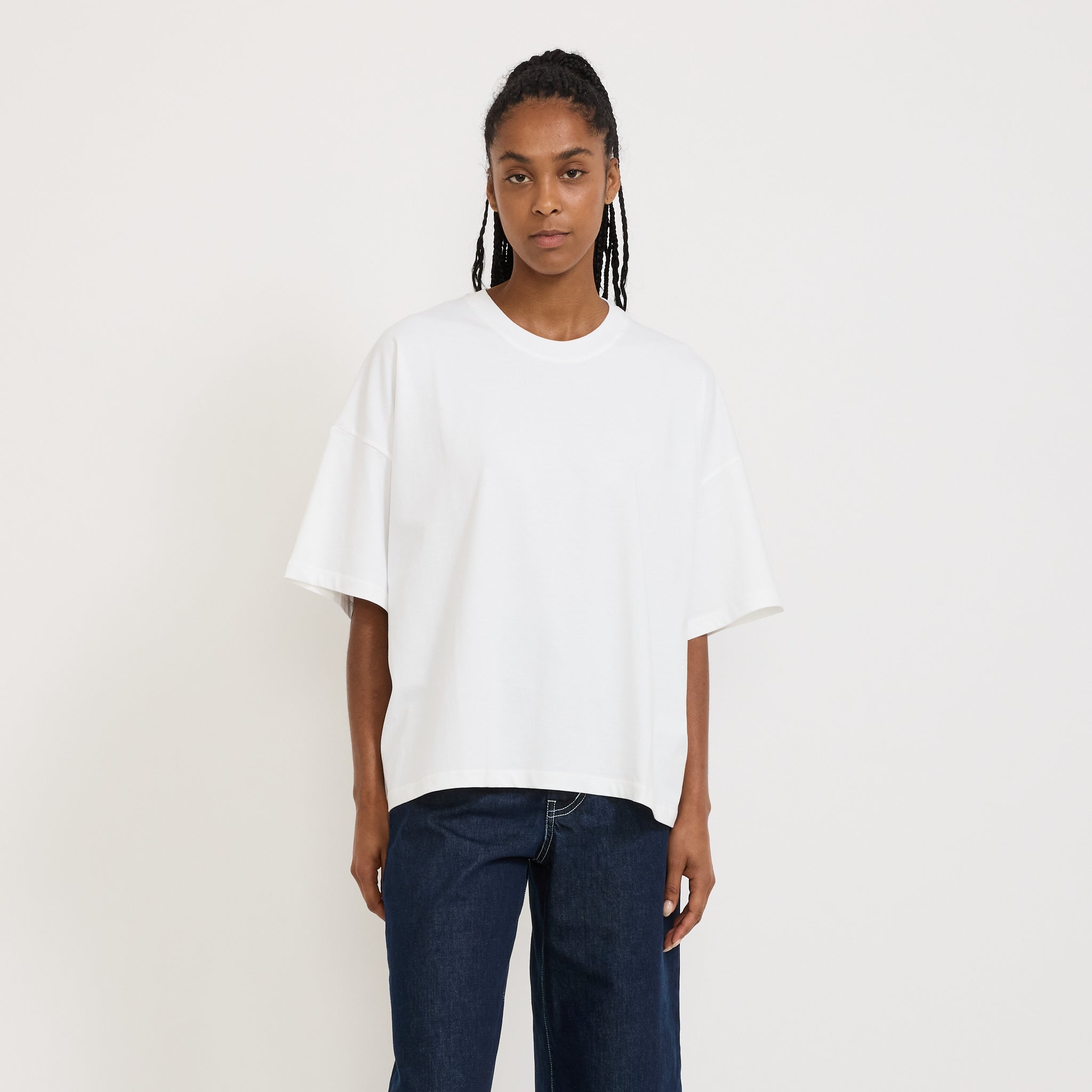 Swing Dress Kowtow Clothing Uk Oversized Fit Cotton T-shirt White Men H&M PH