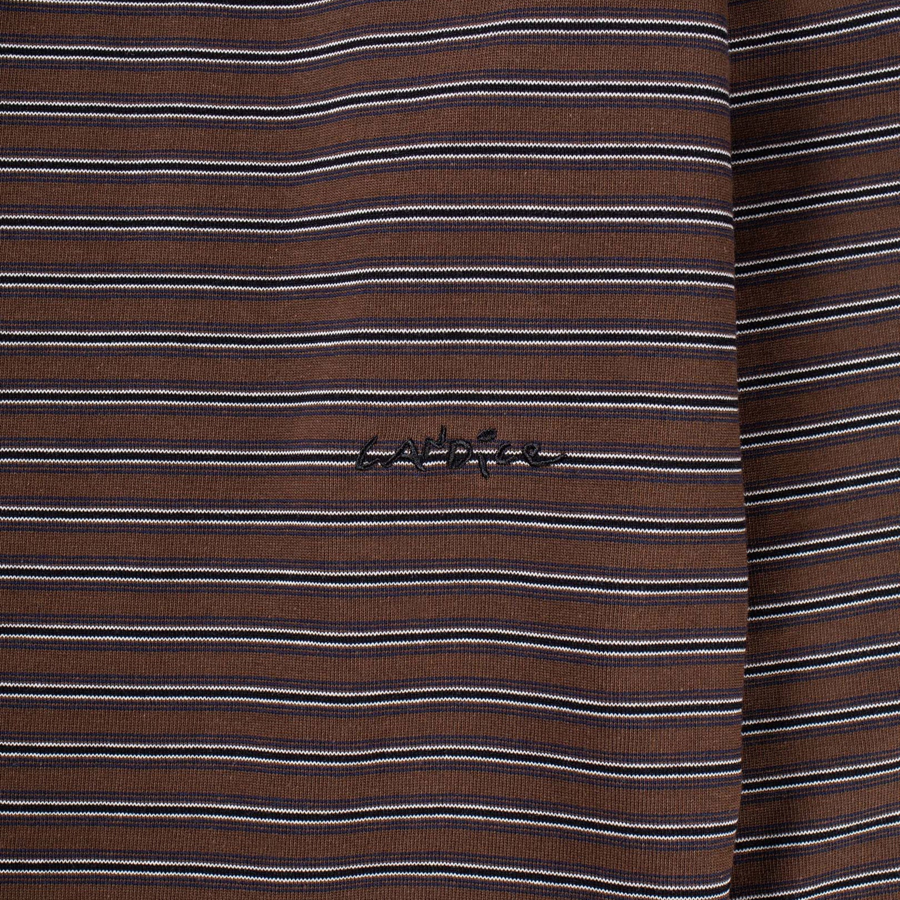 Kerferd Striped LS Tee Brown