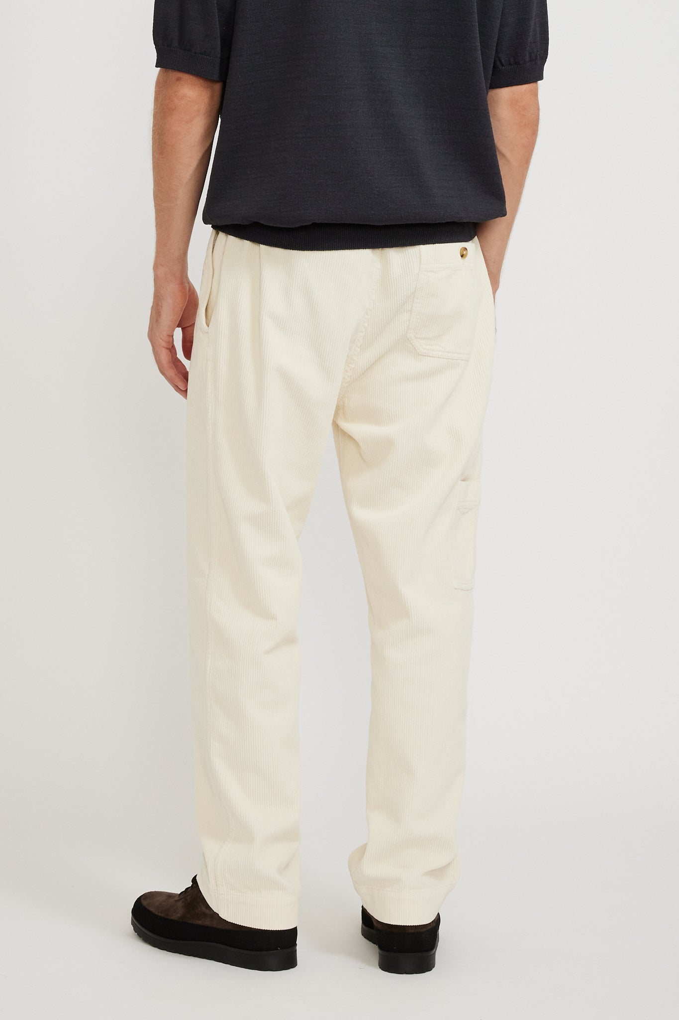 Kestin | Aberlour Pant Ecru Corduroy | Maplestore