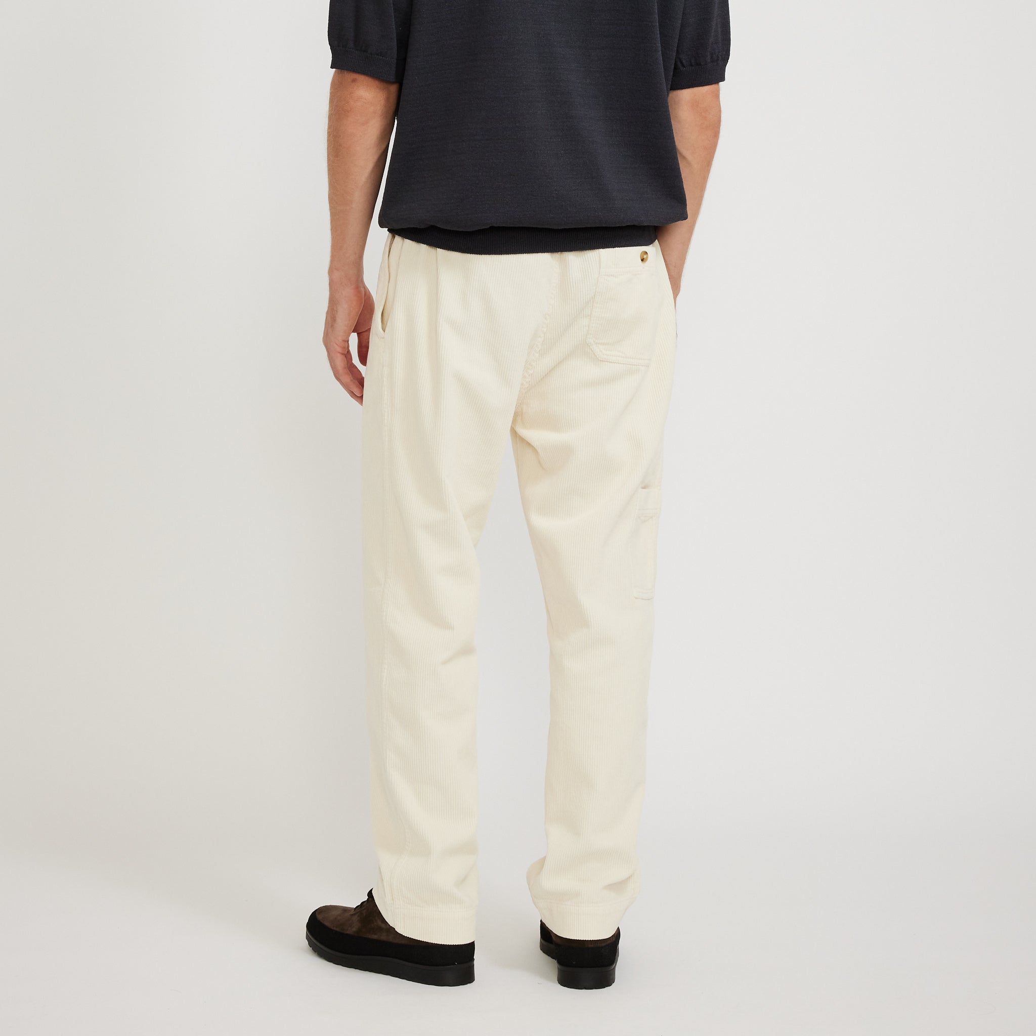 Kestin | Aberlour Pant Ecru Corduroy | Maplestore