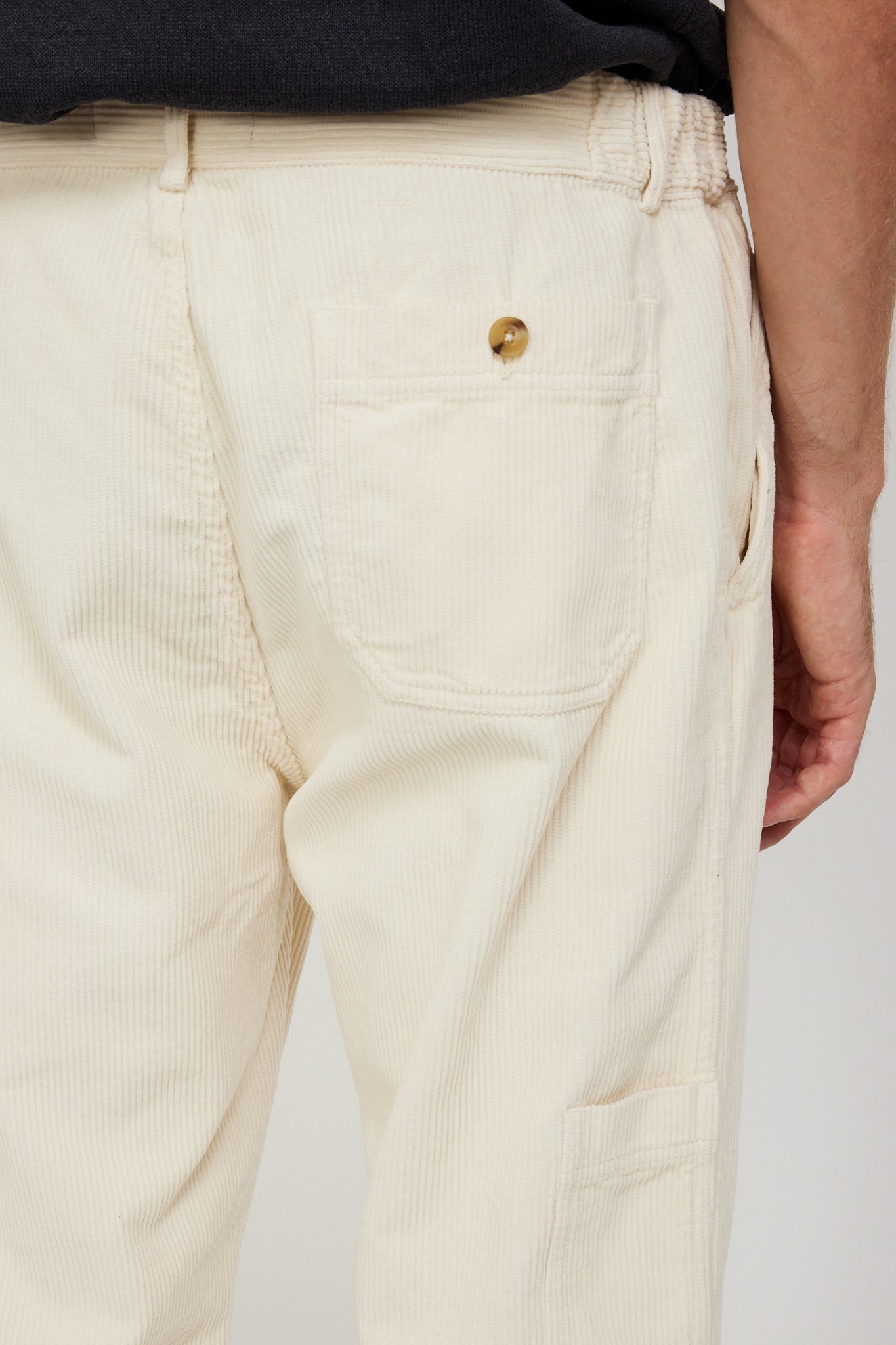 Kestin | Aberlour Pant Ecru Corduroy | Maplestore