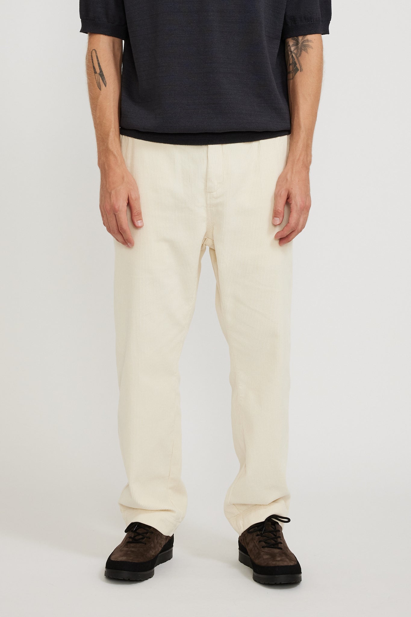 Kestin | Aberlour Pant Ecru Corduroy | Maplestore