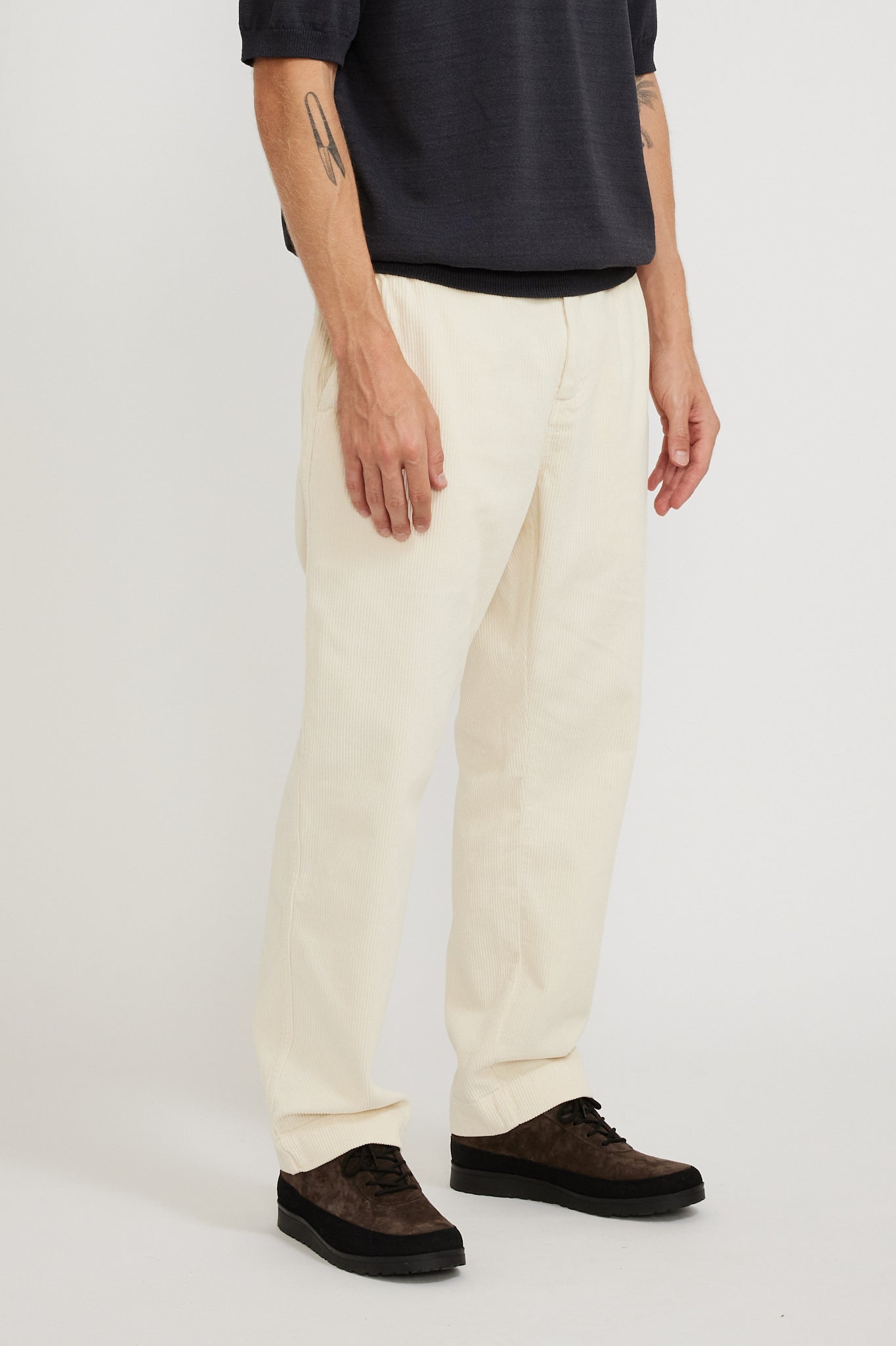 Kestin | Aberlour Pant Ecru Corduroy | Maplestore