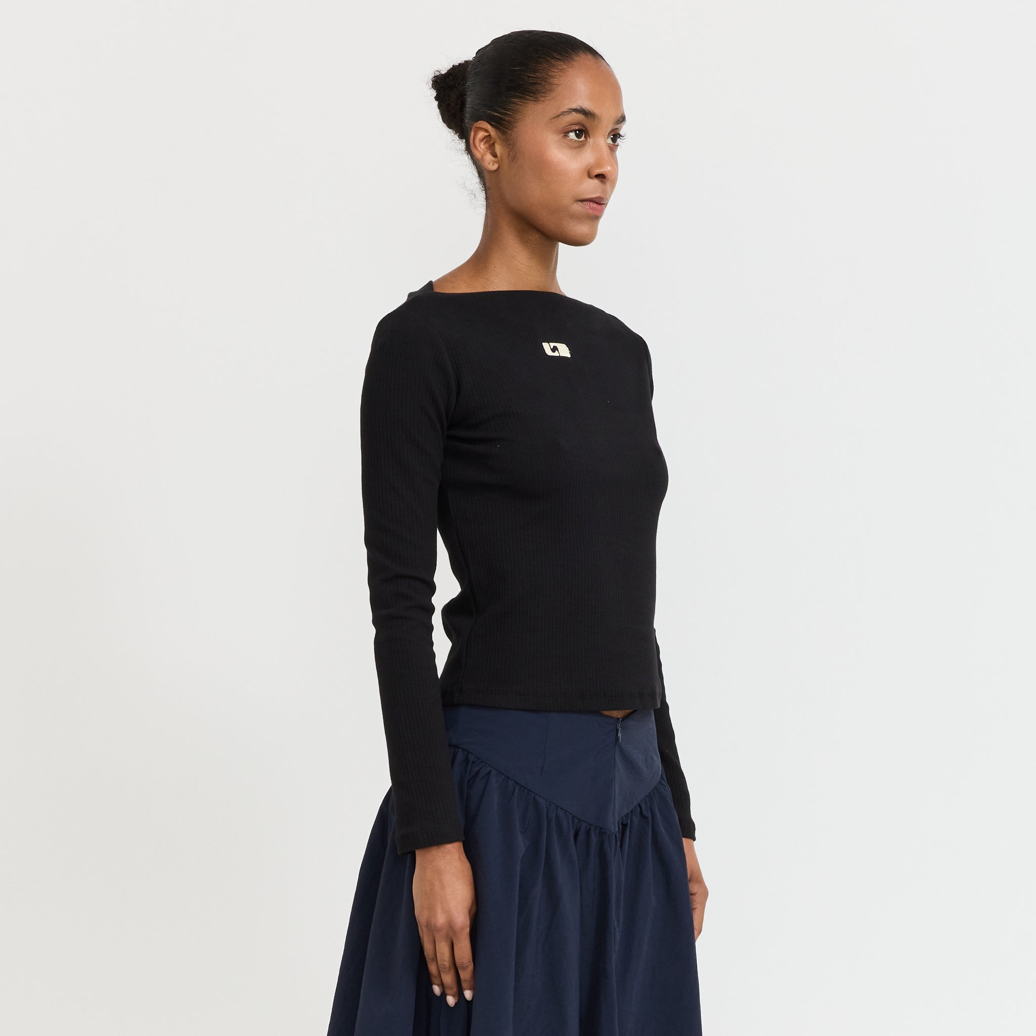 Emory Long Sleeve Tee Black