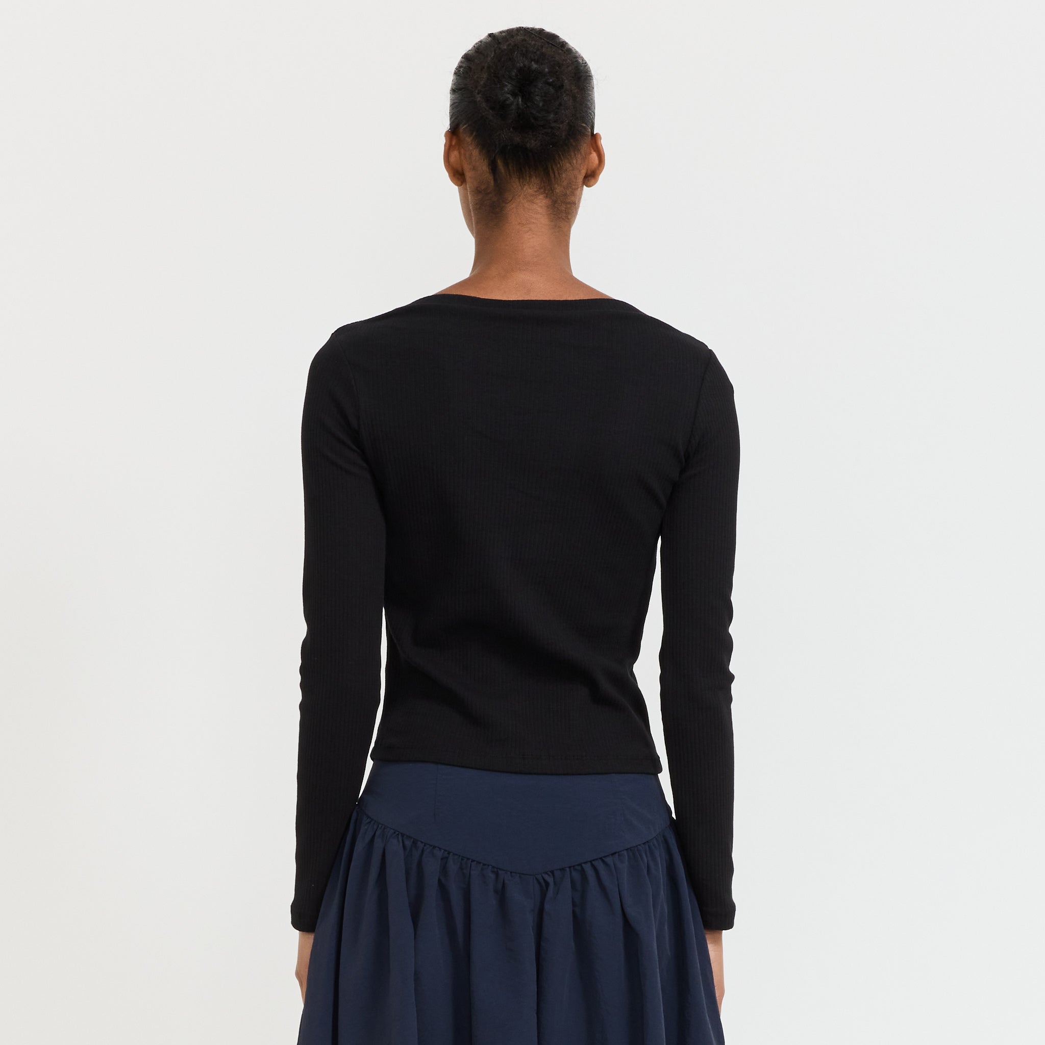 Emory Long Sleeve Tee Black
