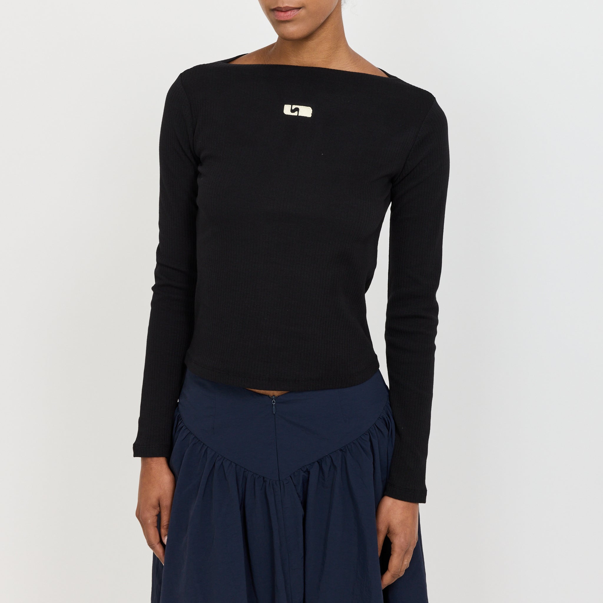 Emory Long Sleeve Tee Black