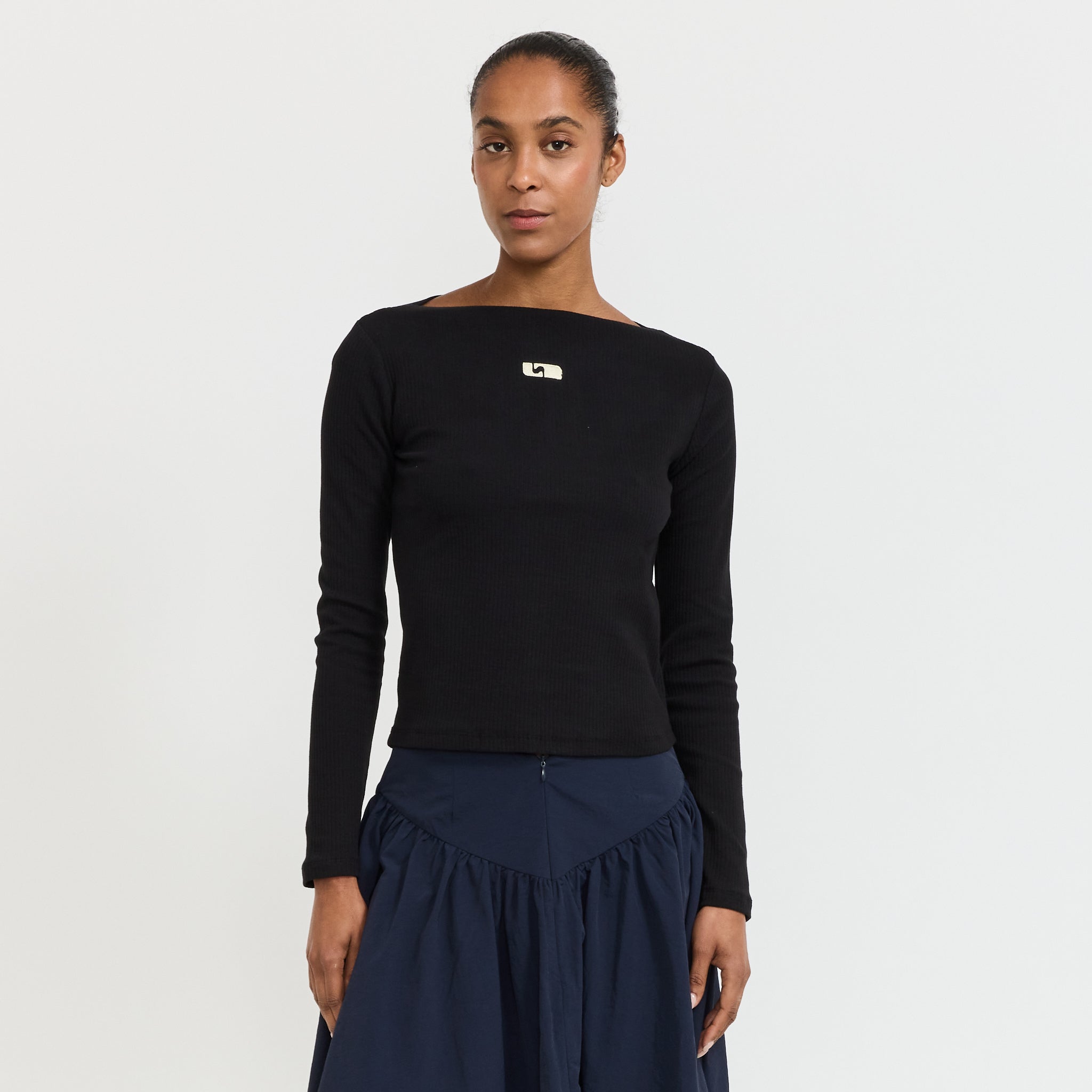 Emory Long Sleeve Tee Black