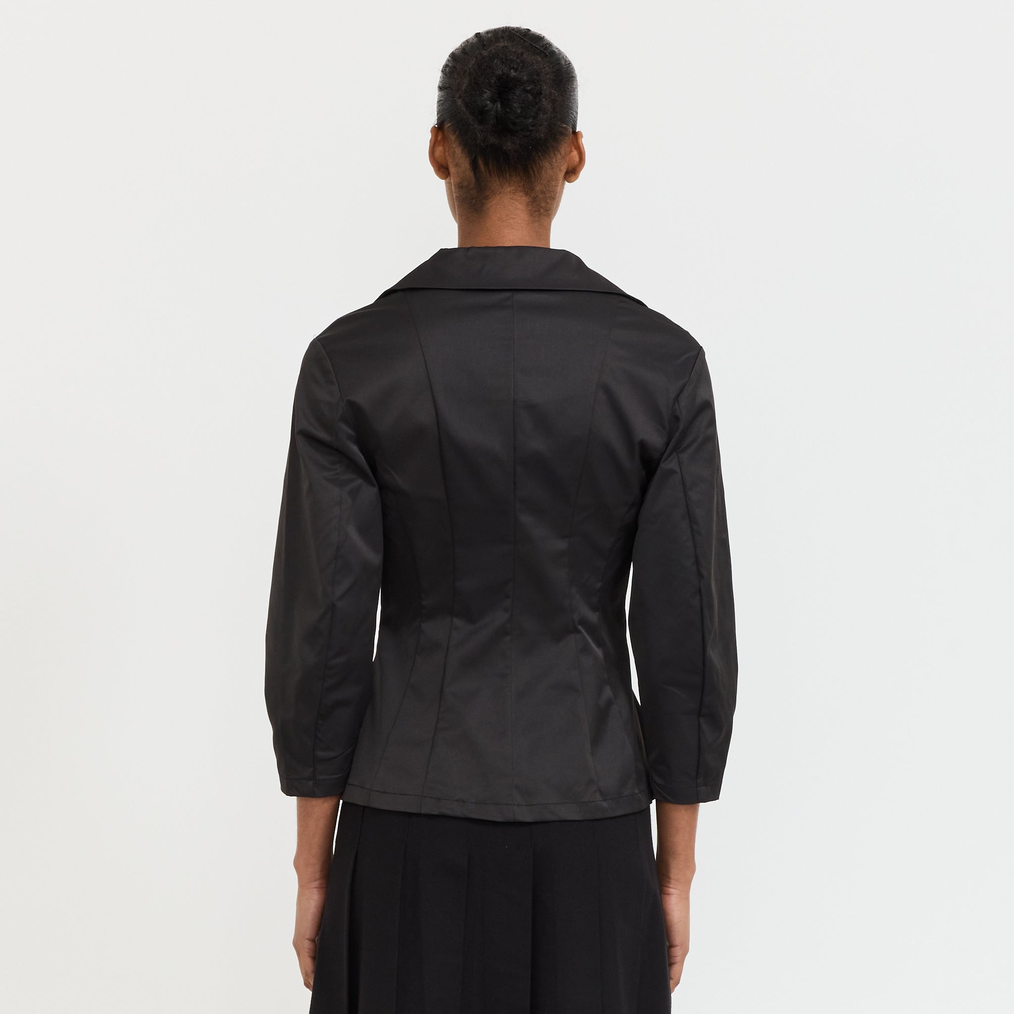 Harlem Zippered Shirt Black