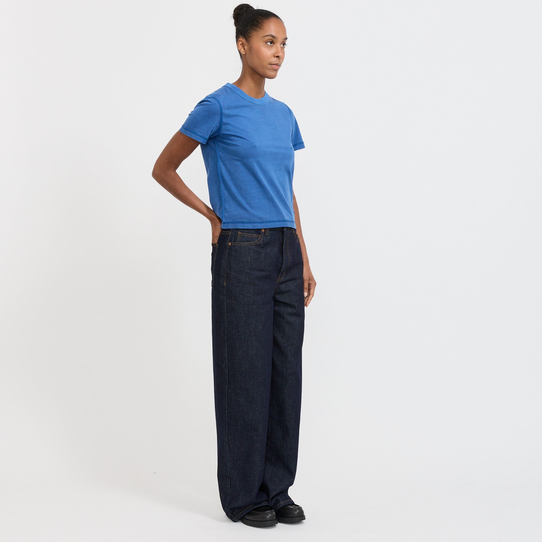 Womens Blind Tee Larriet Blue