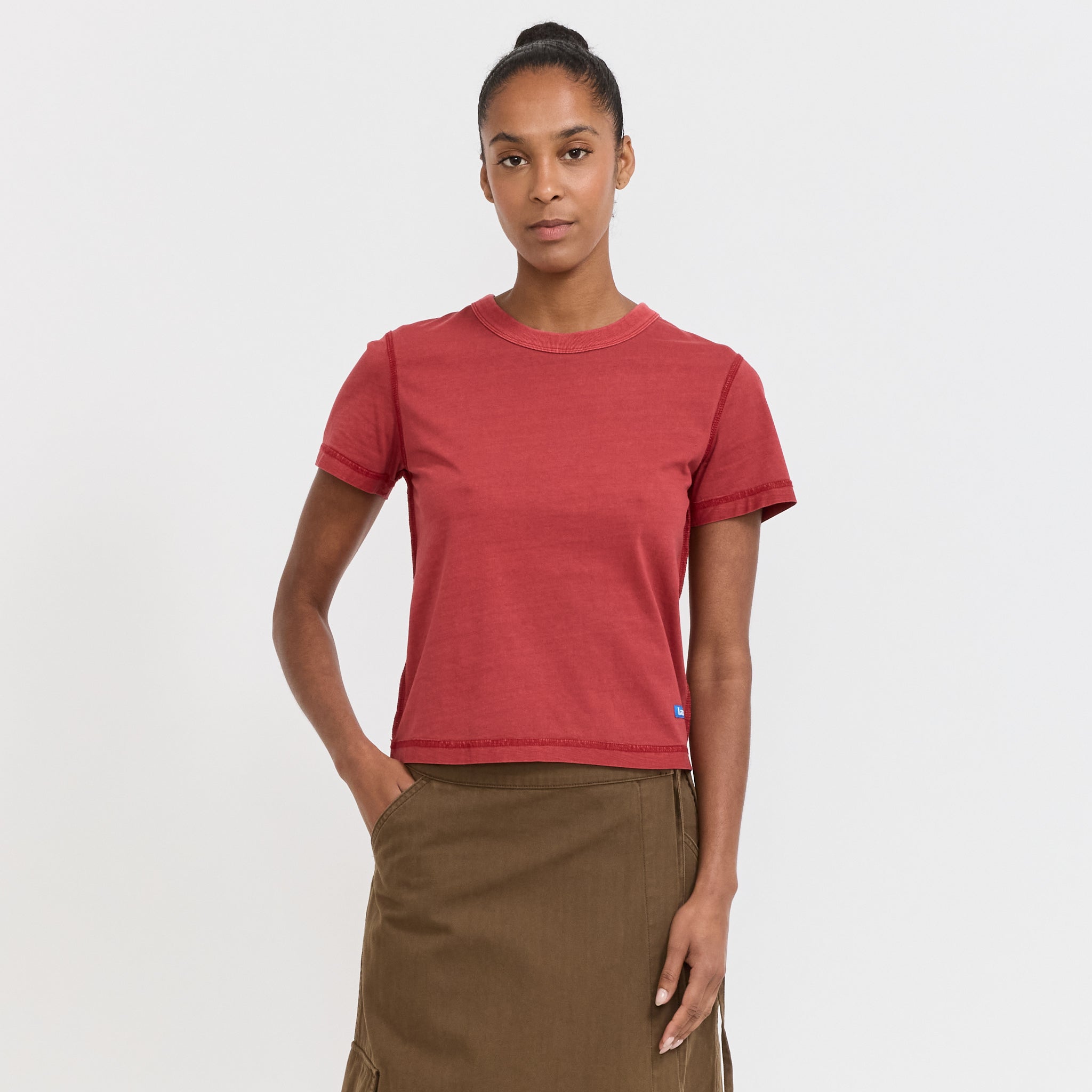 Womens Blind Tee Red