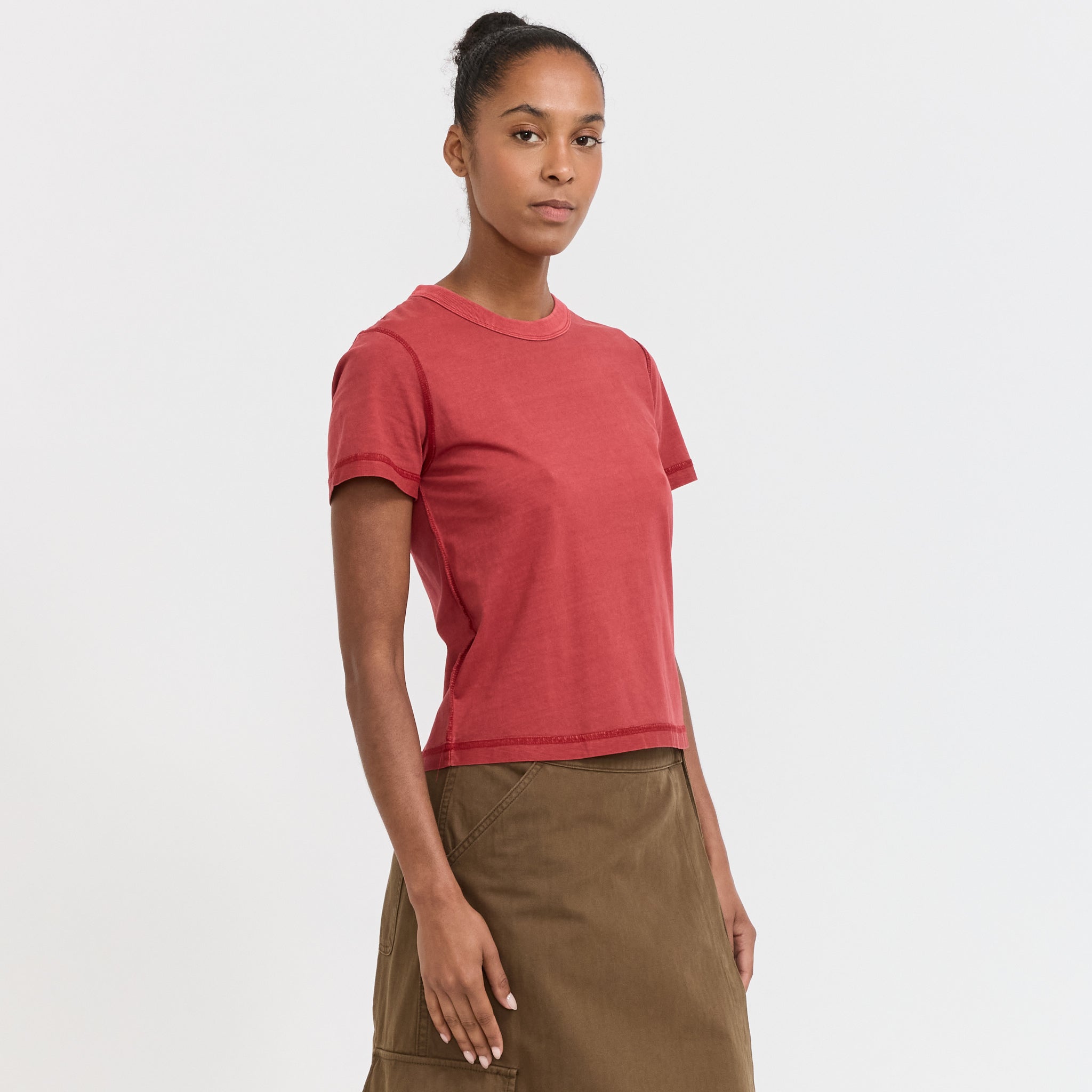 Womens Blind Tee Red