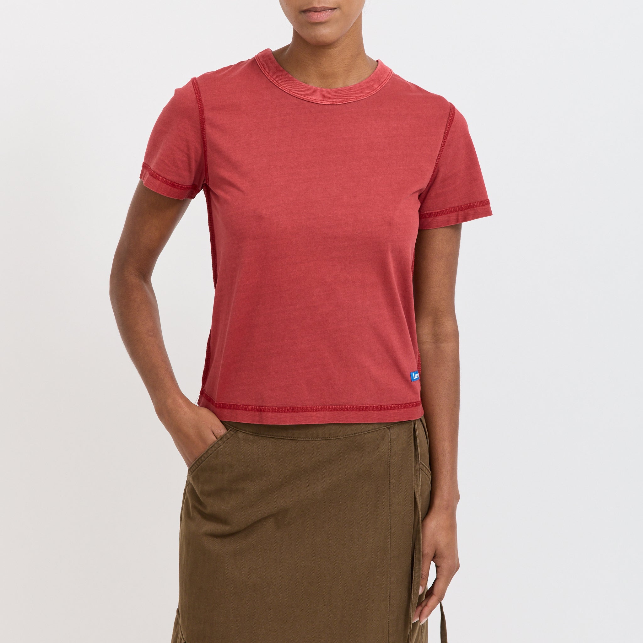 Womens Blind Tee Red