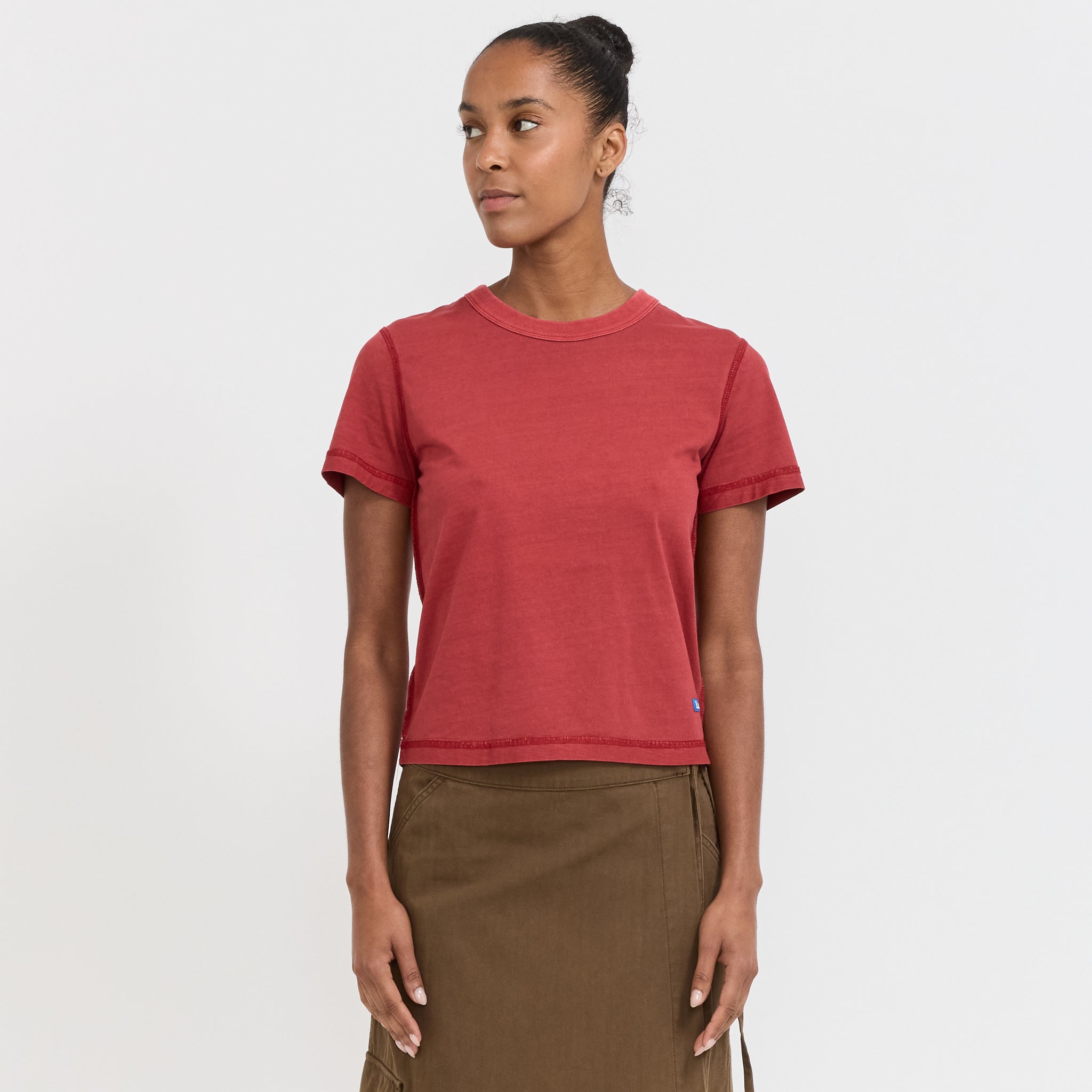 Womens Blind Tee Red
