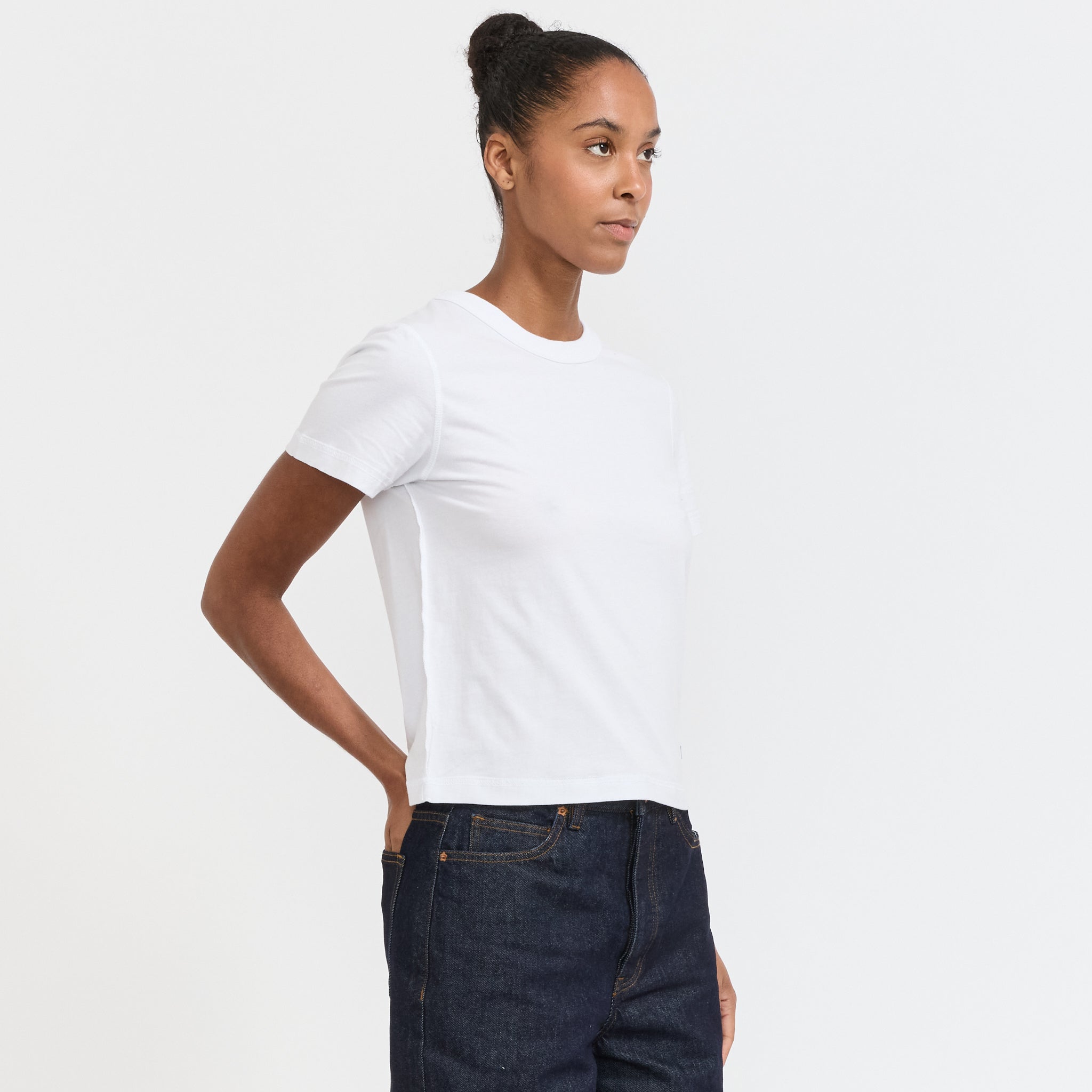 Larriet | Womens Blind Tee White | Maplestore