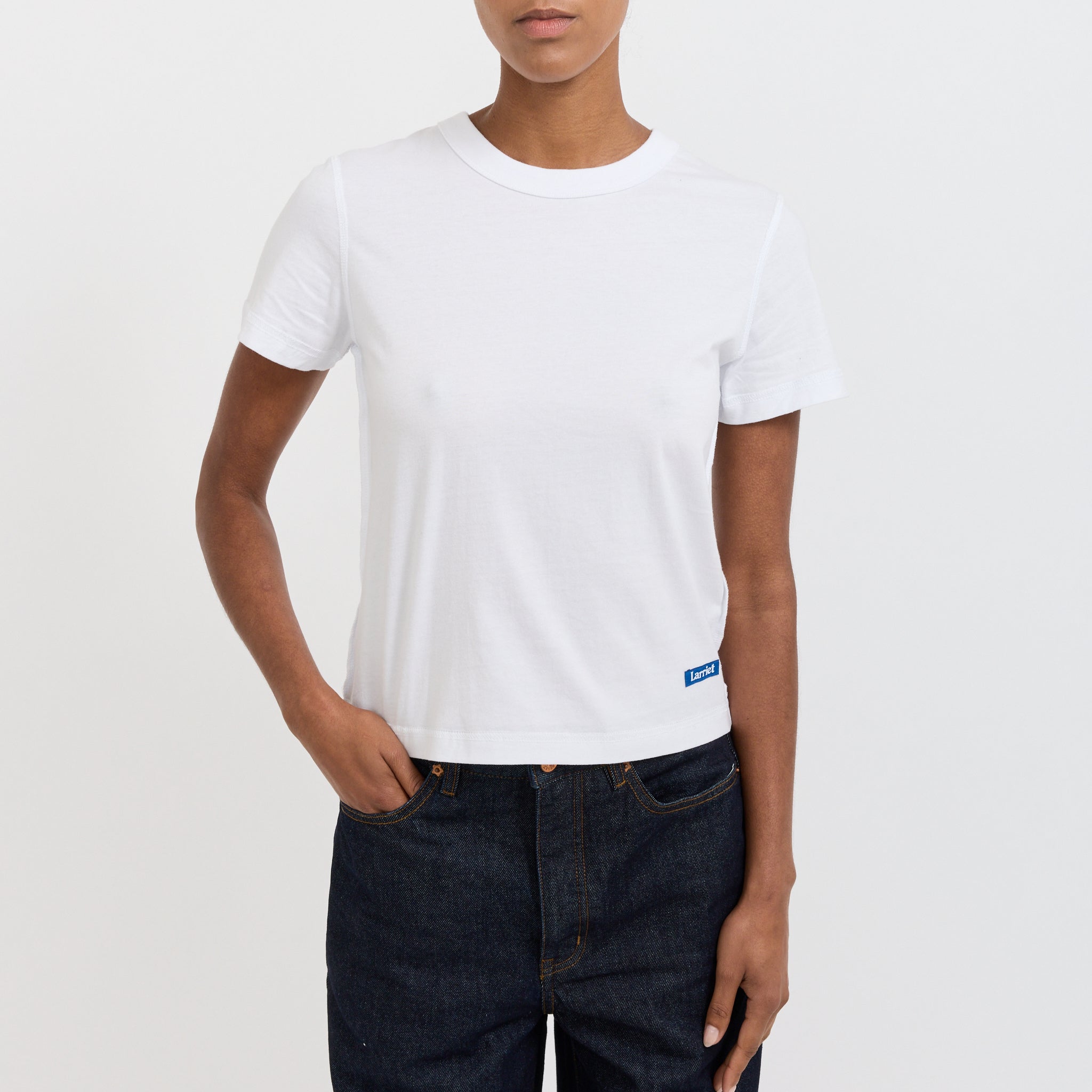 Larriet | Womens Blind Tee White | Maplestore