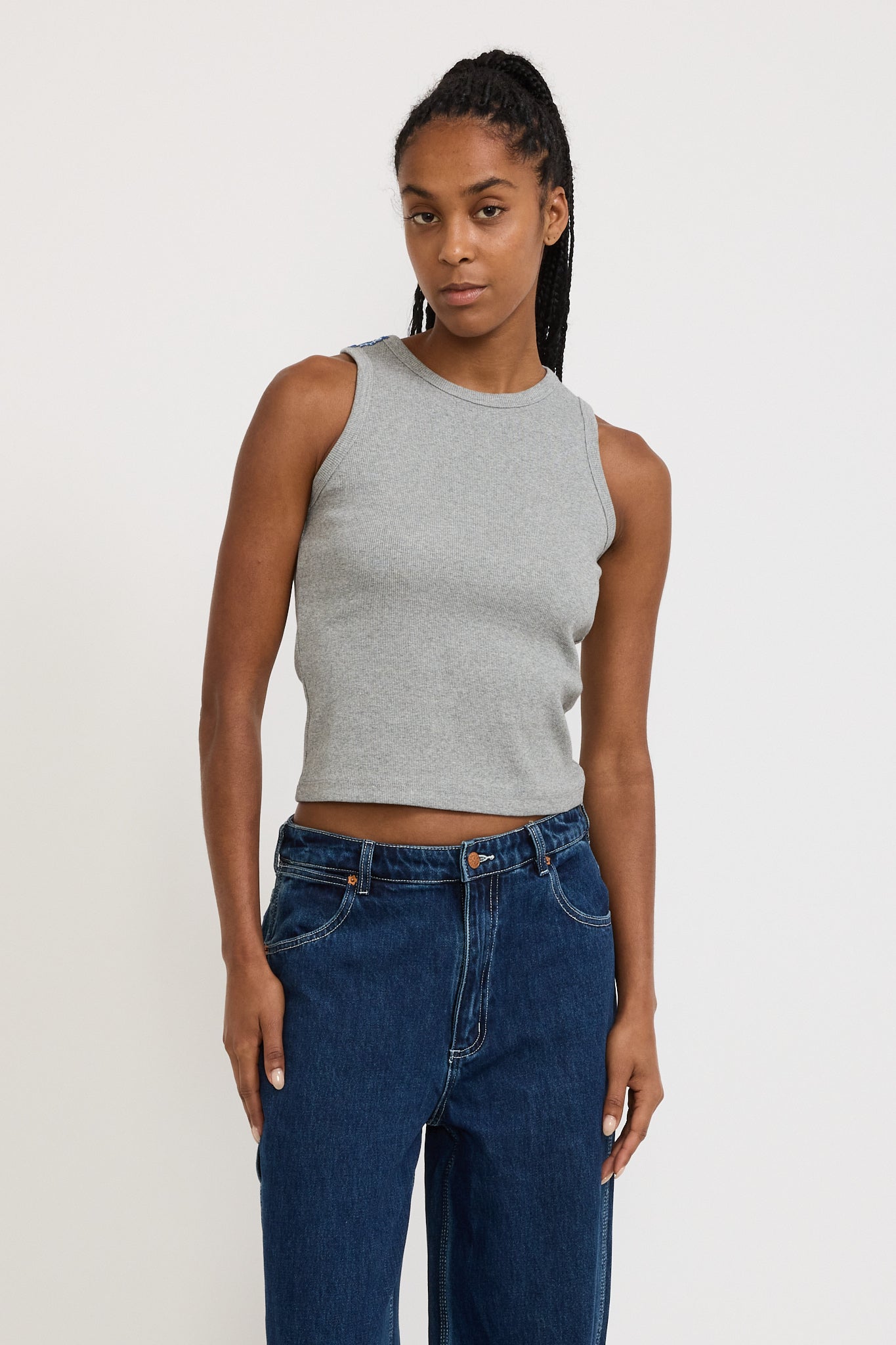 Bloom Tank Grey Marle