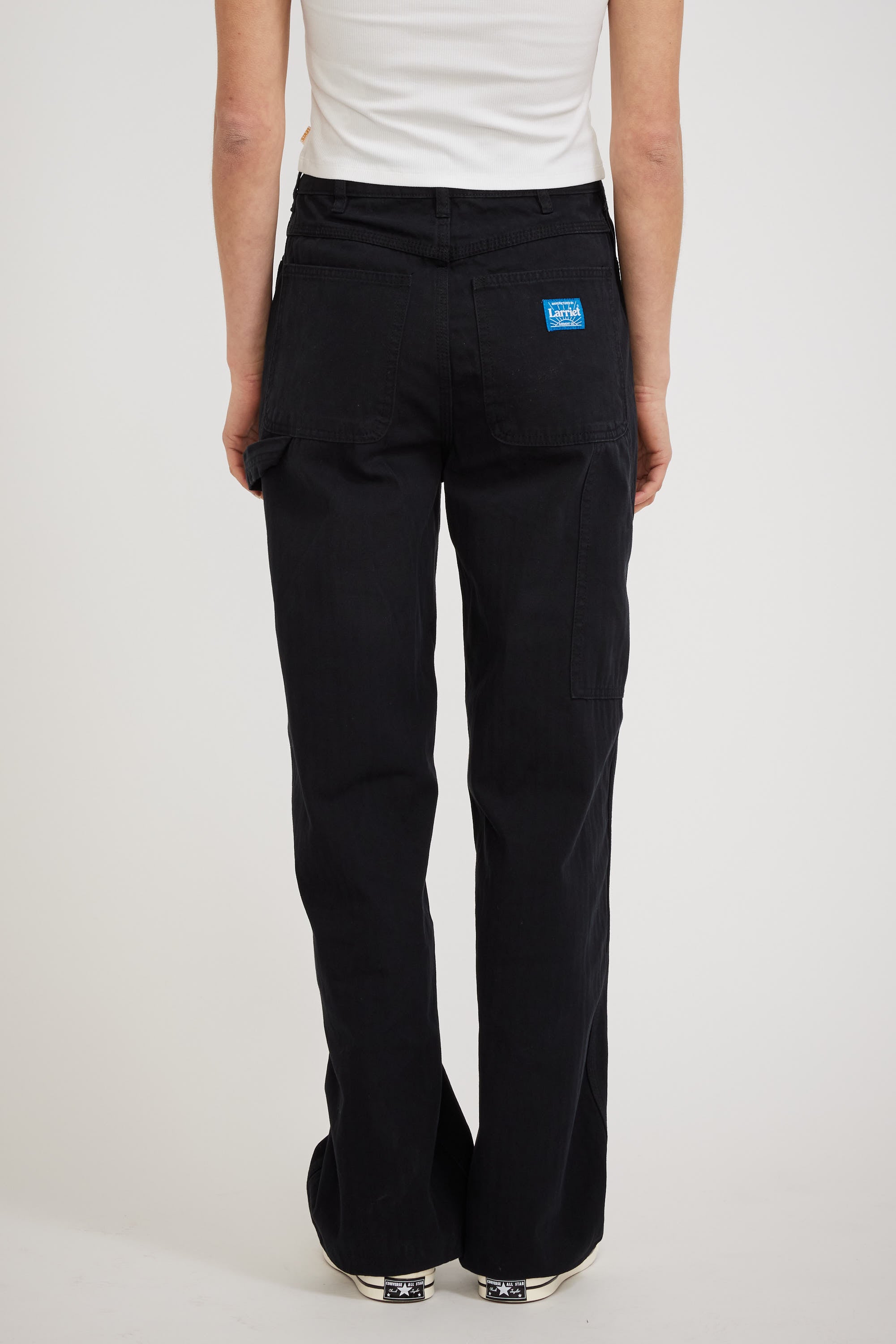 Larriet | Womens Carpenter Pant Black | Maplestore