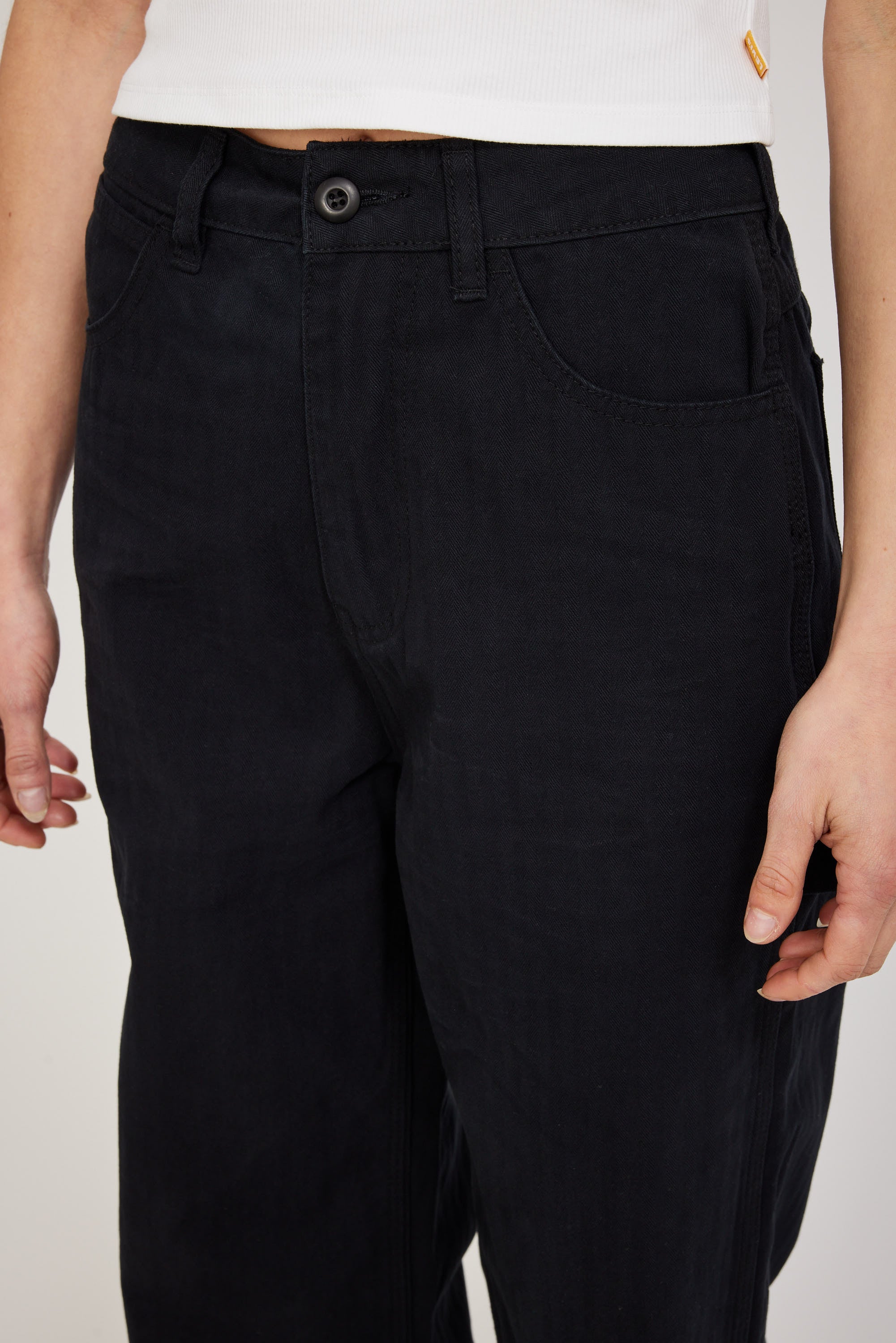 Larriet | Womens Carpenter Pant Black | Maplestore