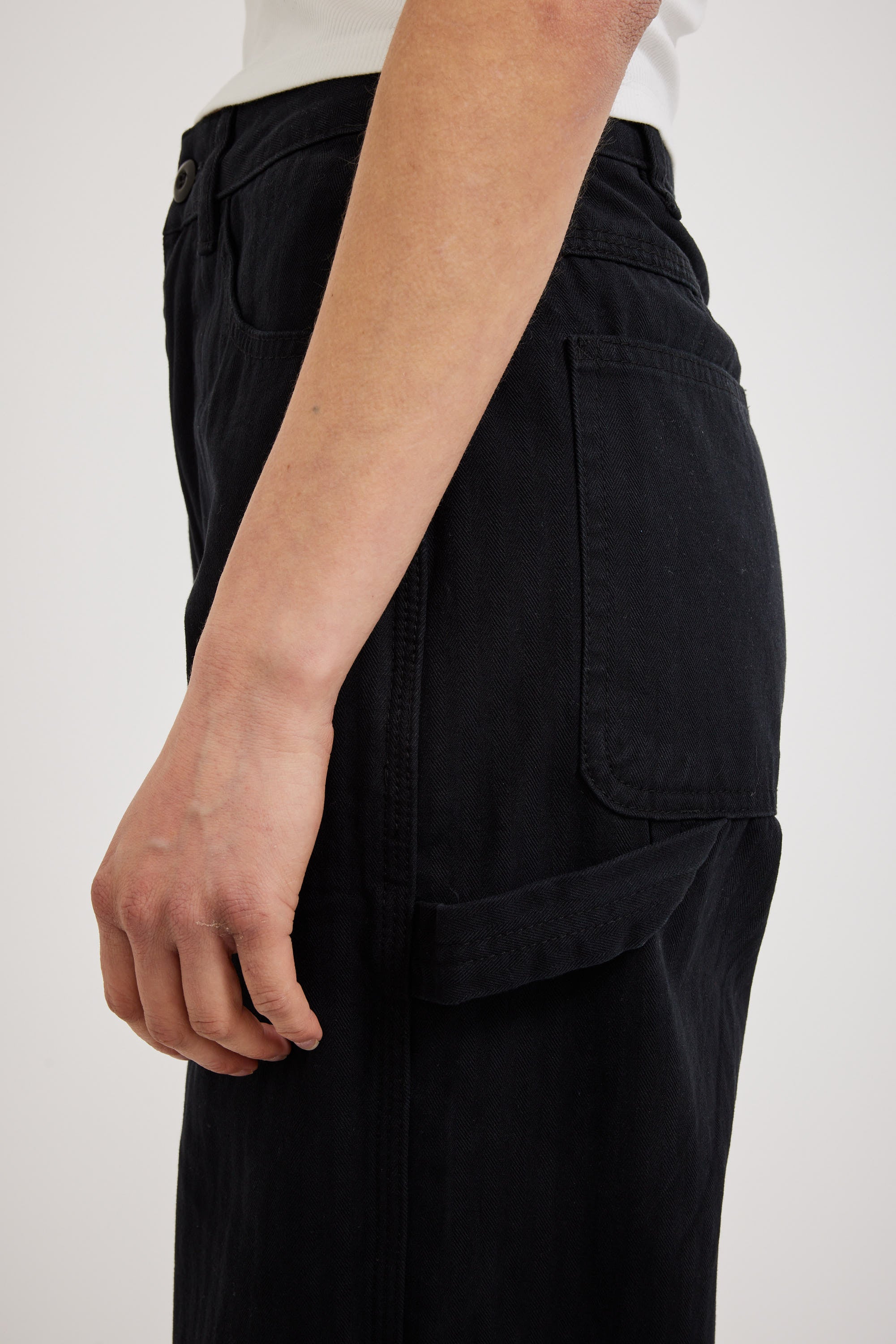 Larriet | Womens Carpenter Pant Black | Maplestore