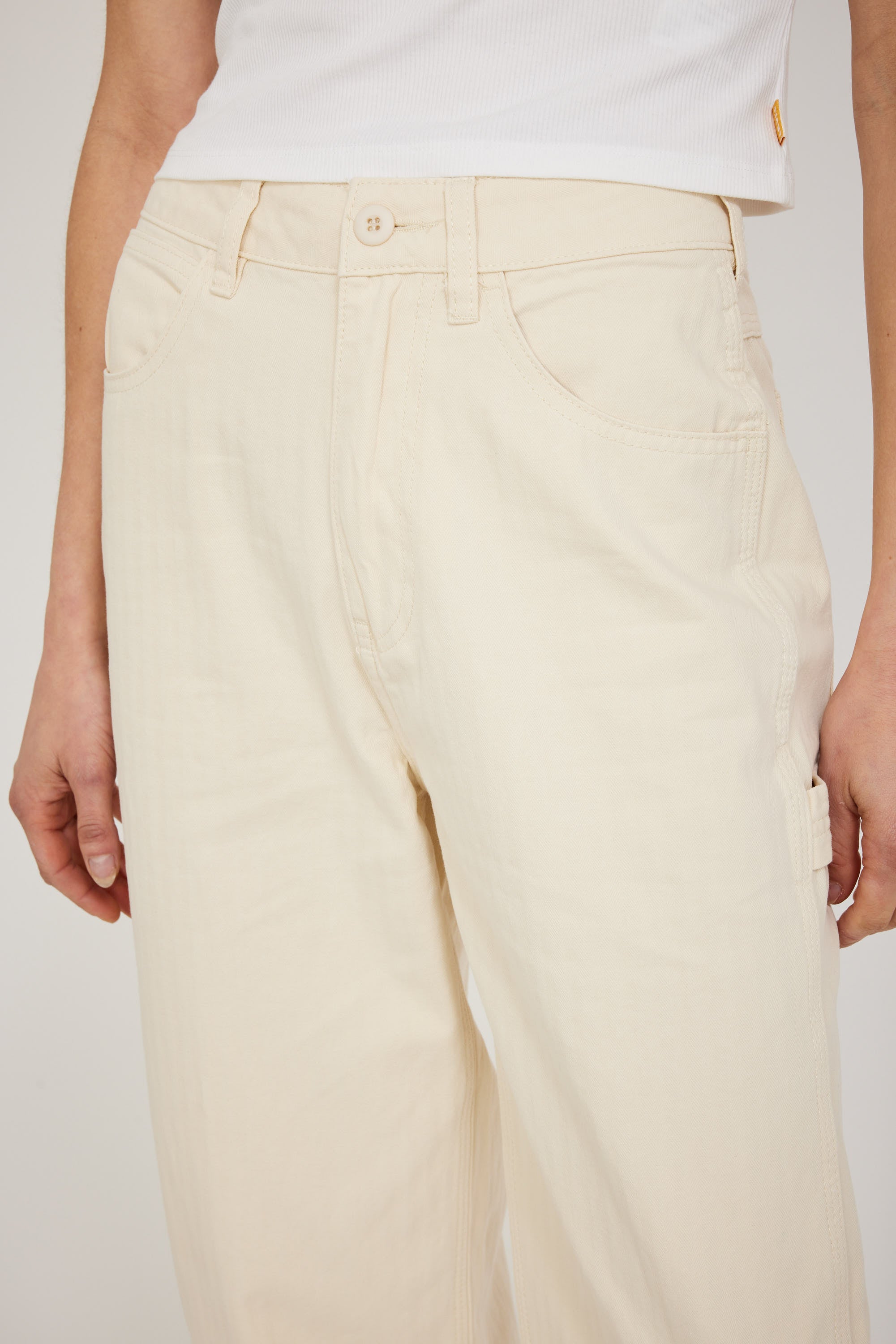 Larriet | Womens Carpenter Pant Natural | Maplestore